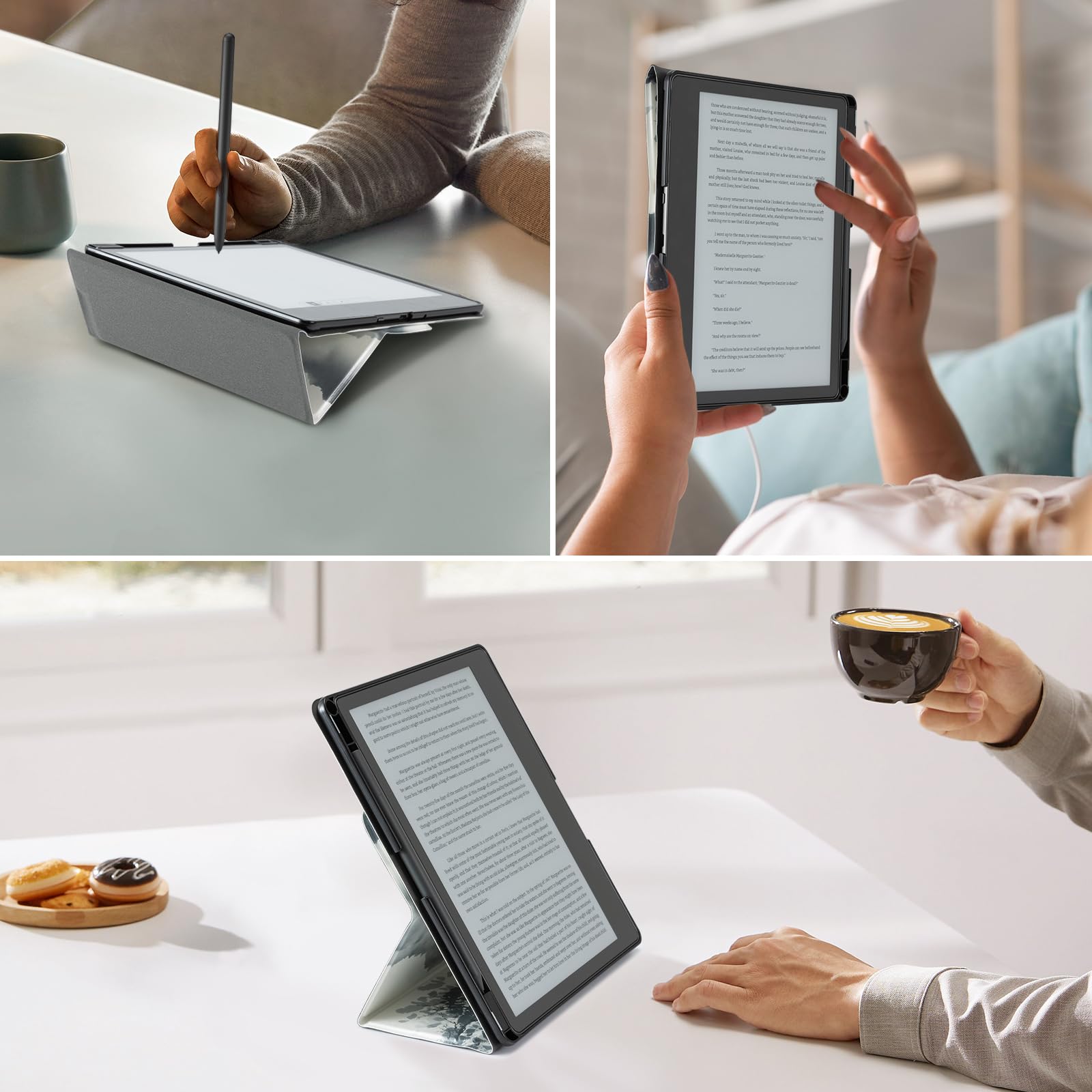 Mountain Ink Landscape Kindle Scribe Stand Case