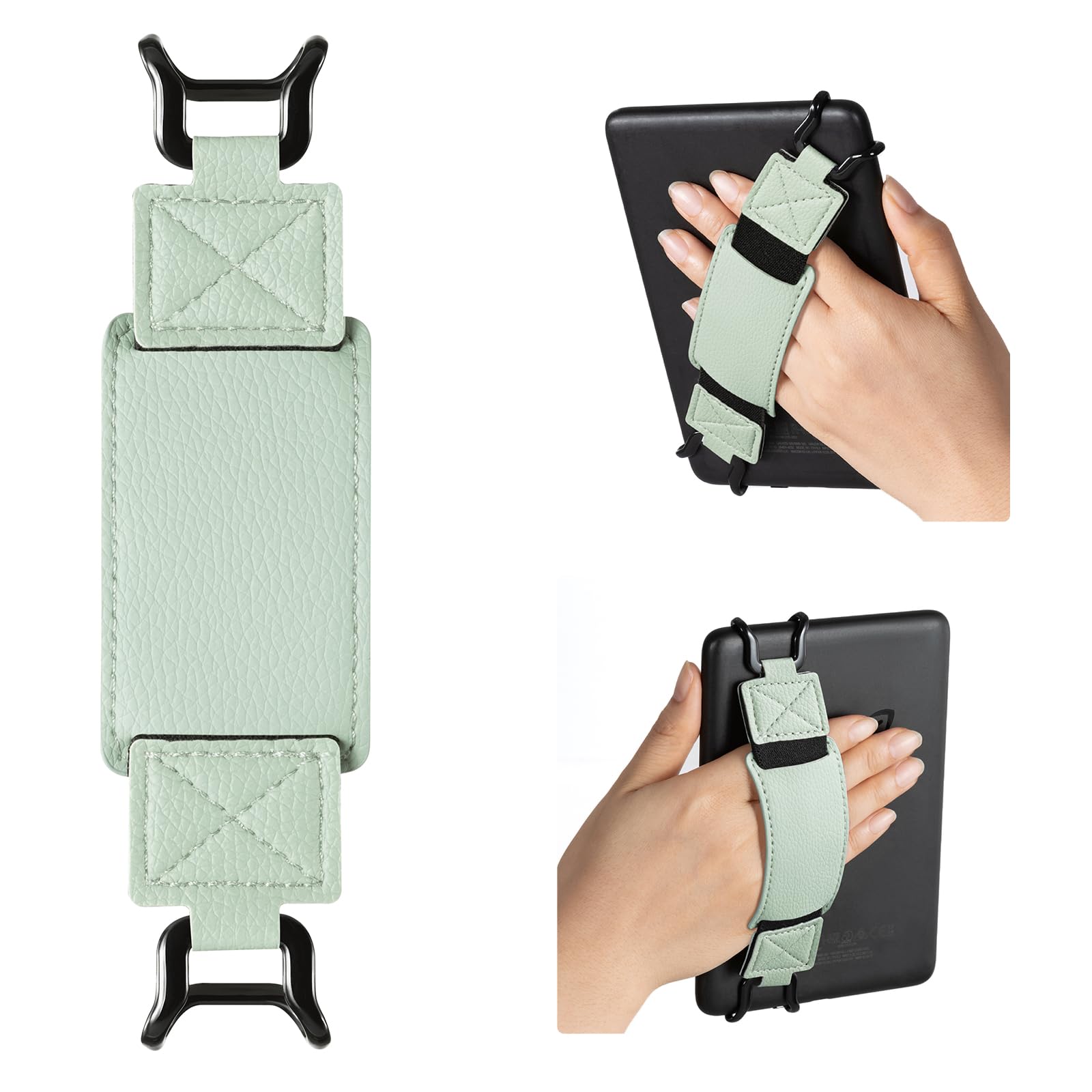 E-Book Tablet 6–7.5 inch Secure Hand Strap#Color_Sage Green