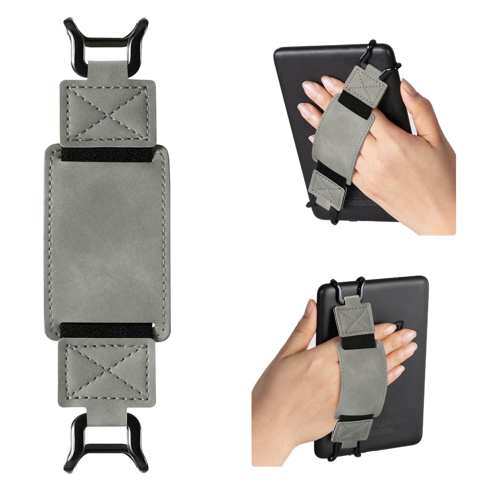 E-Book Tablet 6–7.5 inch Secure Hand Strap#Color_Dark Gray