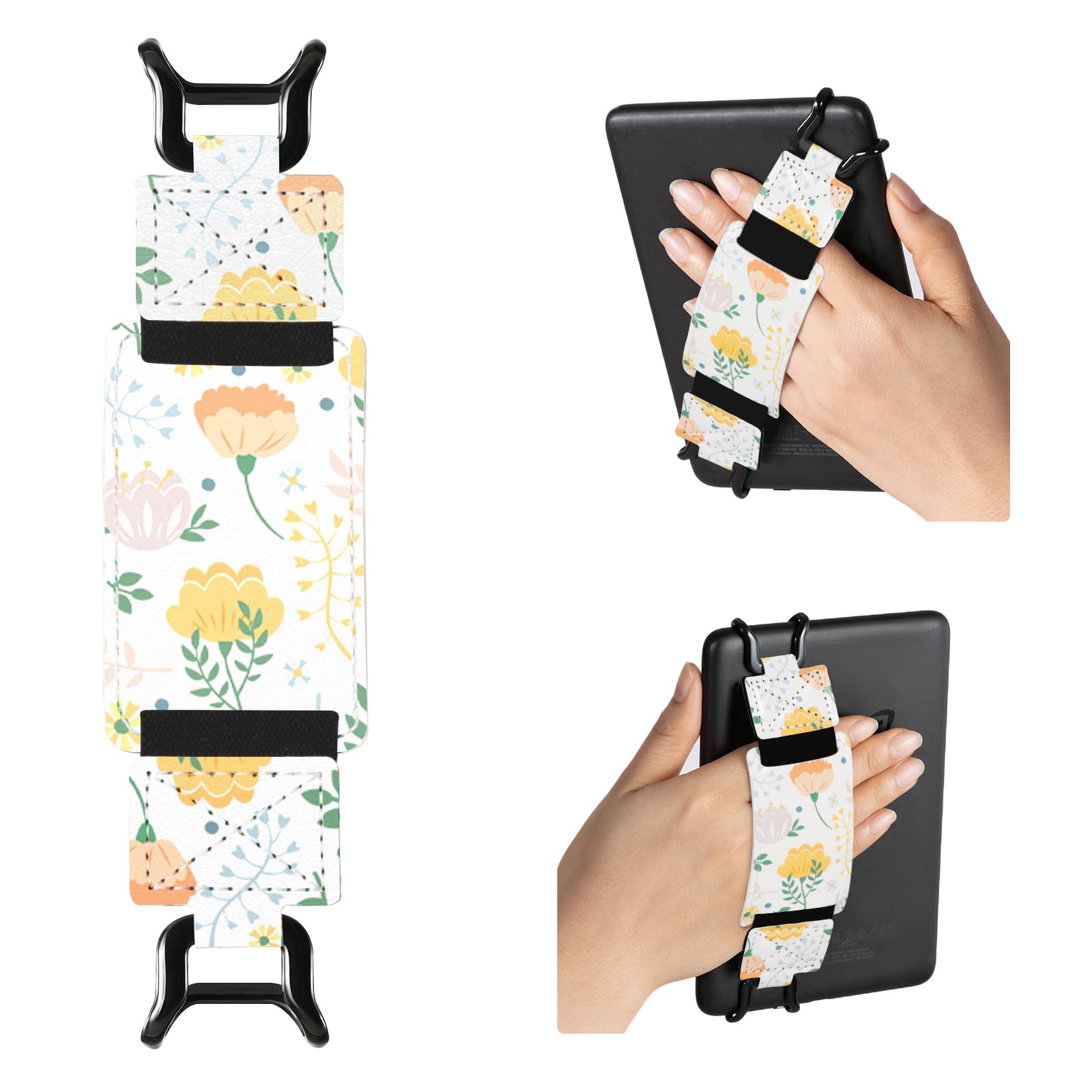 E-Book Tablet 6–7.5 inch Secure Hand Strap–Multiple Prints#Color_Meadow Breeze Symphony