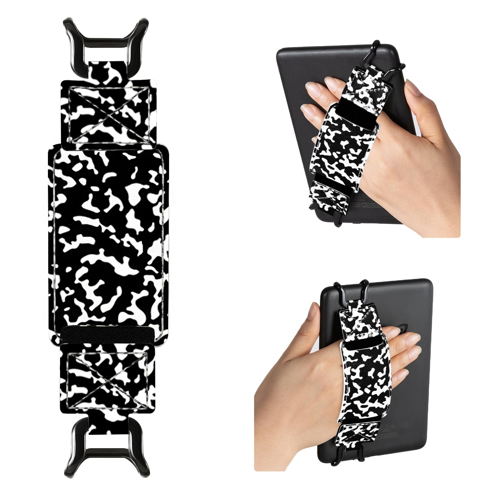 E-Book Tablet 6–7.5 inch Secure Hand Strap–Multiple Prints#Color_Black Notes