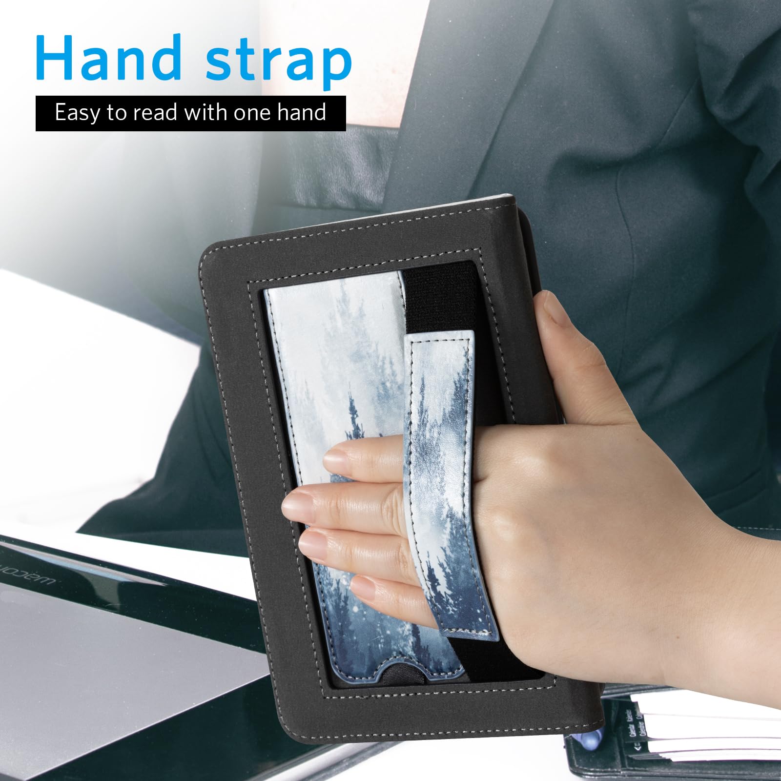 senyu Forest 6 inch kindle paperwhite stand Case