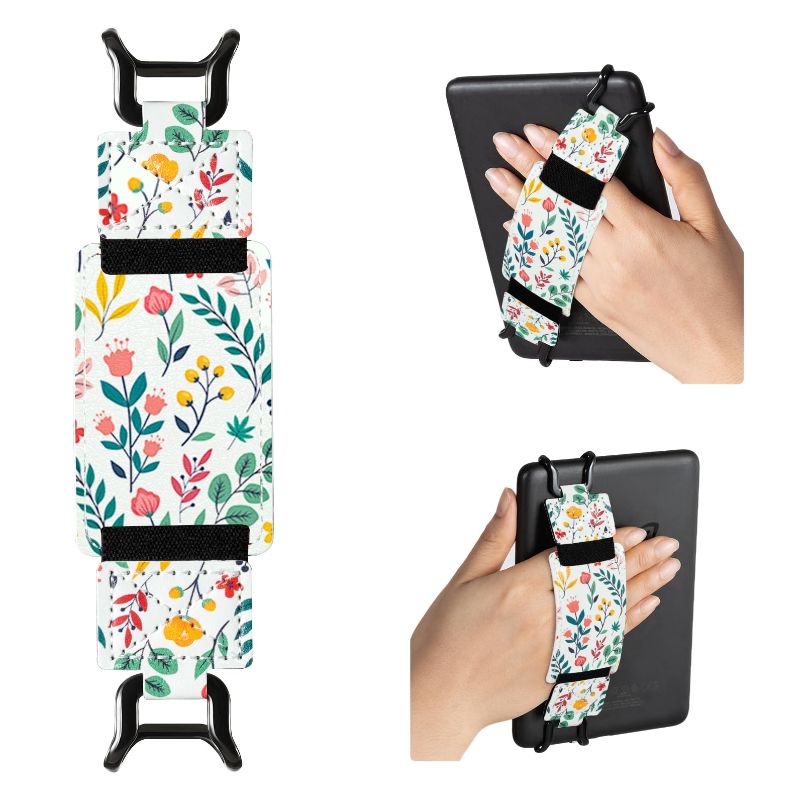 E-Book Tablet 6–7.5 inch Secure Hand Strap–Multiple Prints#Color_Garden Parade