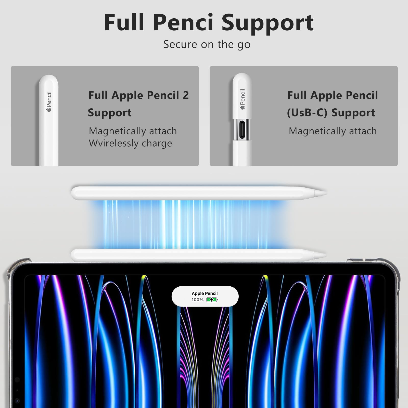 iPad Pro 13 Inch (2024) Tri-Fold Magnetic Stand