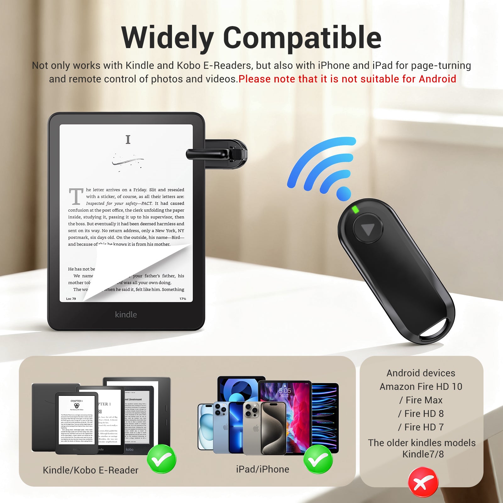 Remote Control Page For Kindle