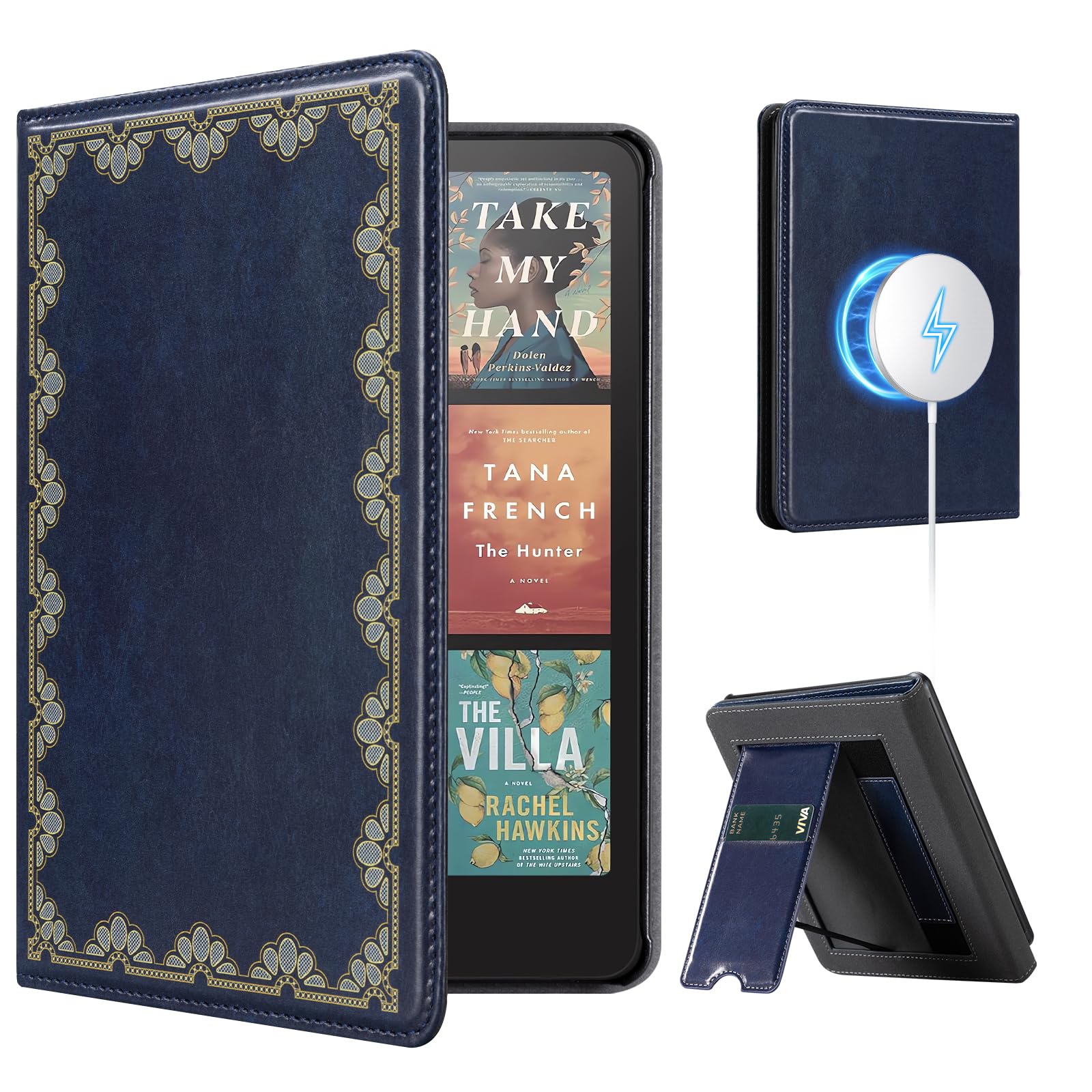 Kindle Paperwhite 12th Gen (2024 7 inch) stand-prints#Color_Dark Blue Notes