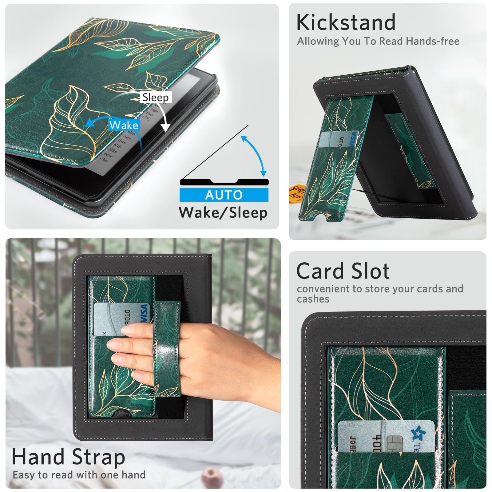 Kindle Paperwhite 12th Gen (2024 7 inch) stand-prints#Color_Dark Green