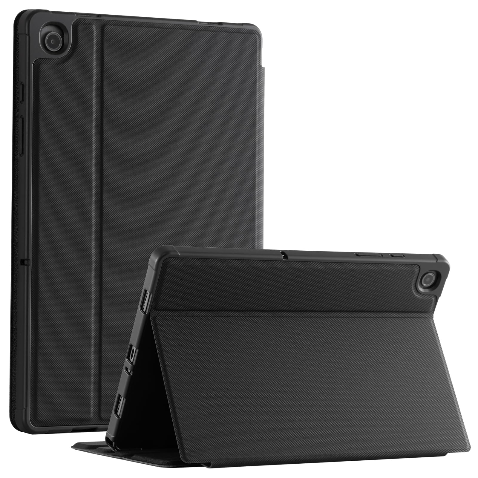 Samsung Galaxy Tab A11+ 11" (2025) Magnetic Folio Stand Case#Color_Black