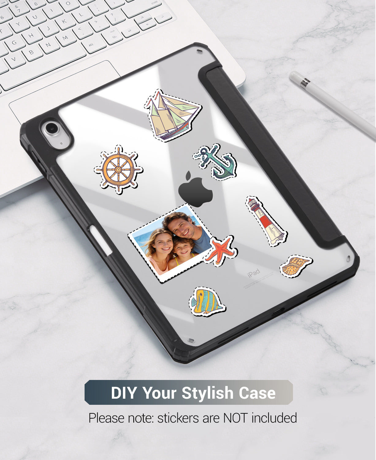 iPad 11th Gen (10th Compatible) Case With Y-Fold Magnetic Stand#Color_Composition Book