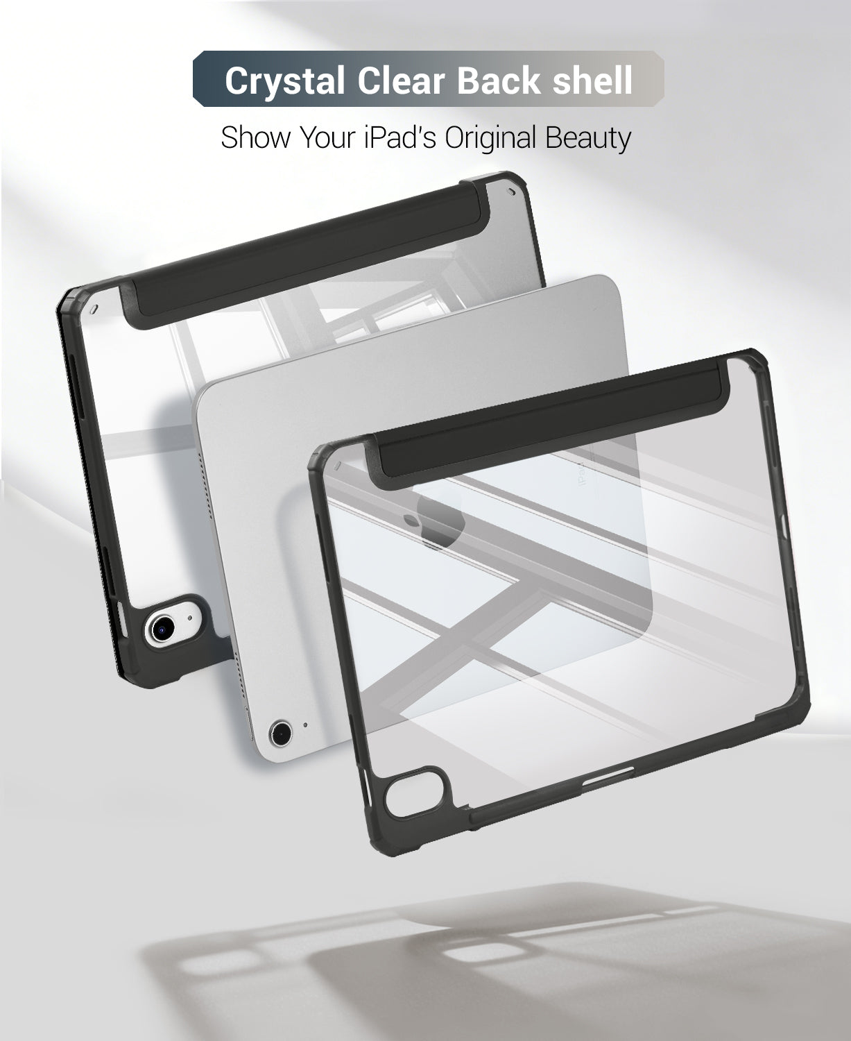 iPad 11th Gen (10th Compatible) Case With Y-Fold Magnetic Stand#Color_Composition Book