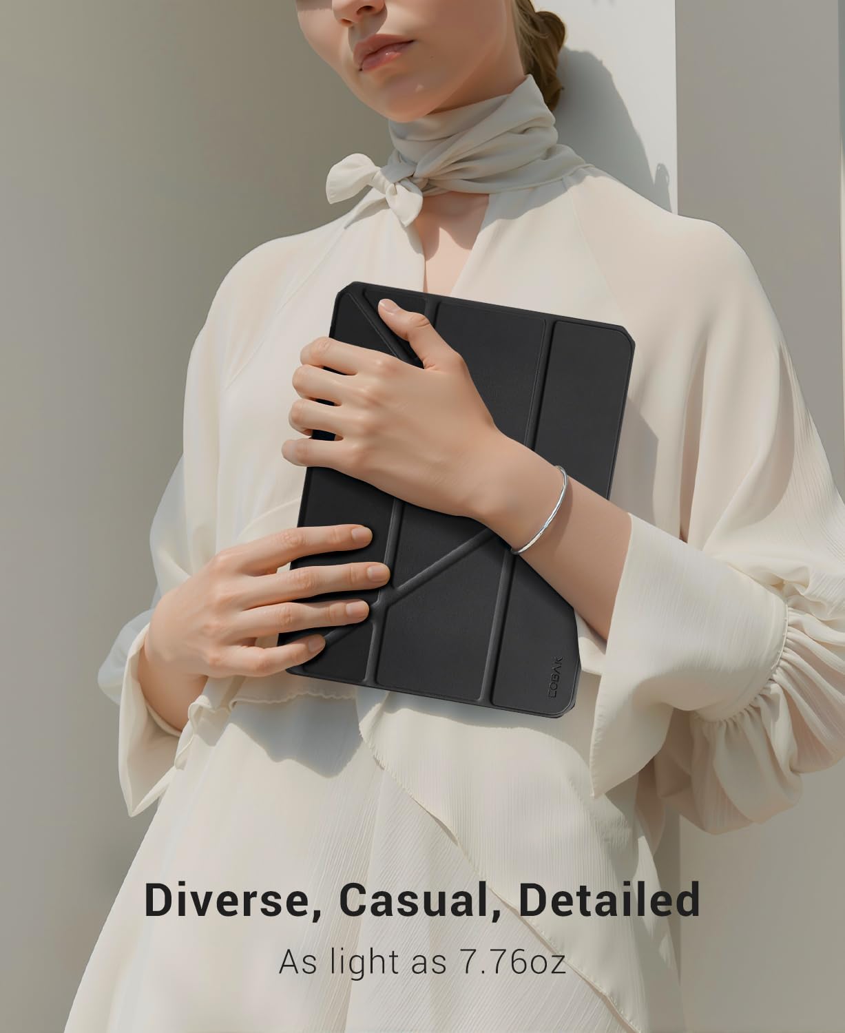 iPad 11th Gen (A16) 11" (2025) & 10th Gen 10.9" (2022) Case With Magnetic Stand#Color_Black