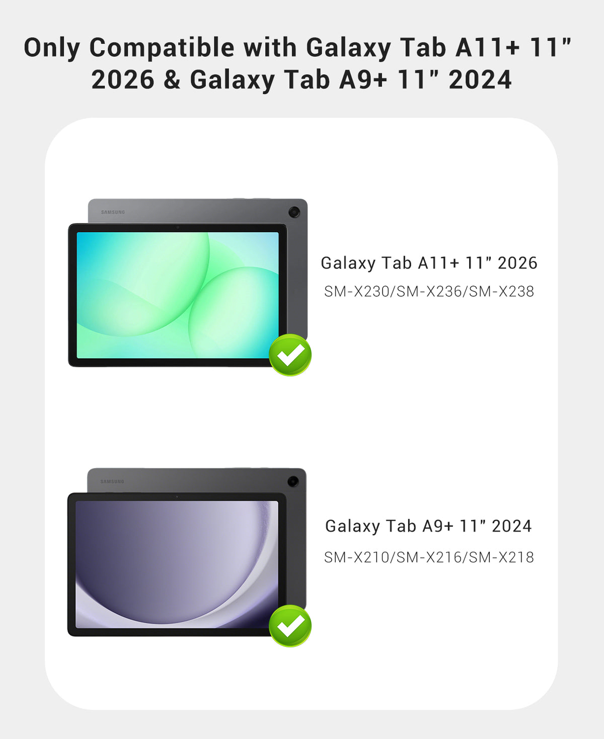 Galaxy Tab A11+ / A9+ 11" Multi-Angle Y-Fold Case#Color_Blue Glitter