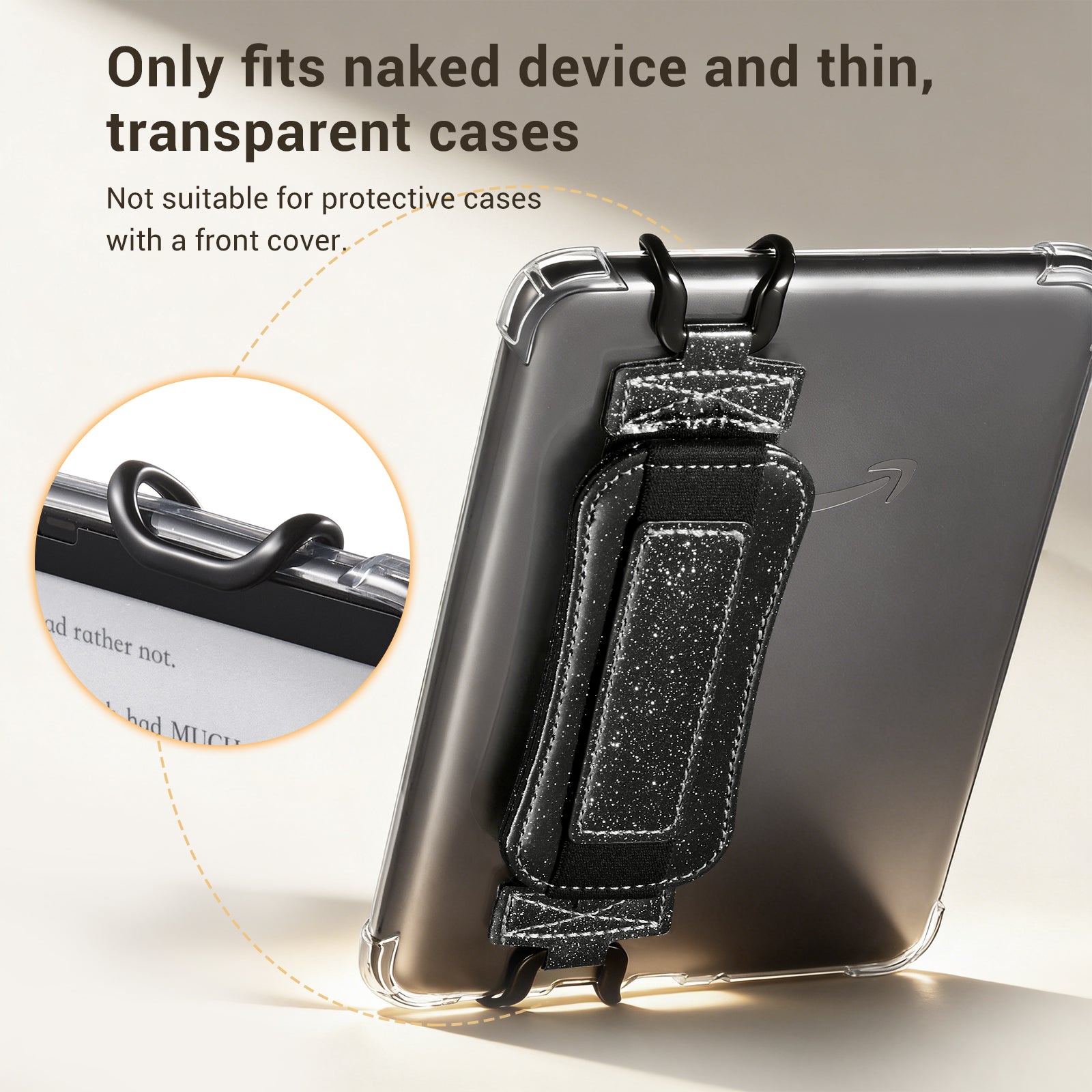 Rotating Hand Strap for 6–7" E-Readers & Tablets