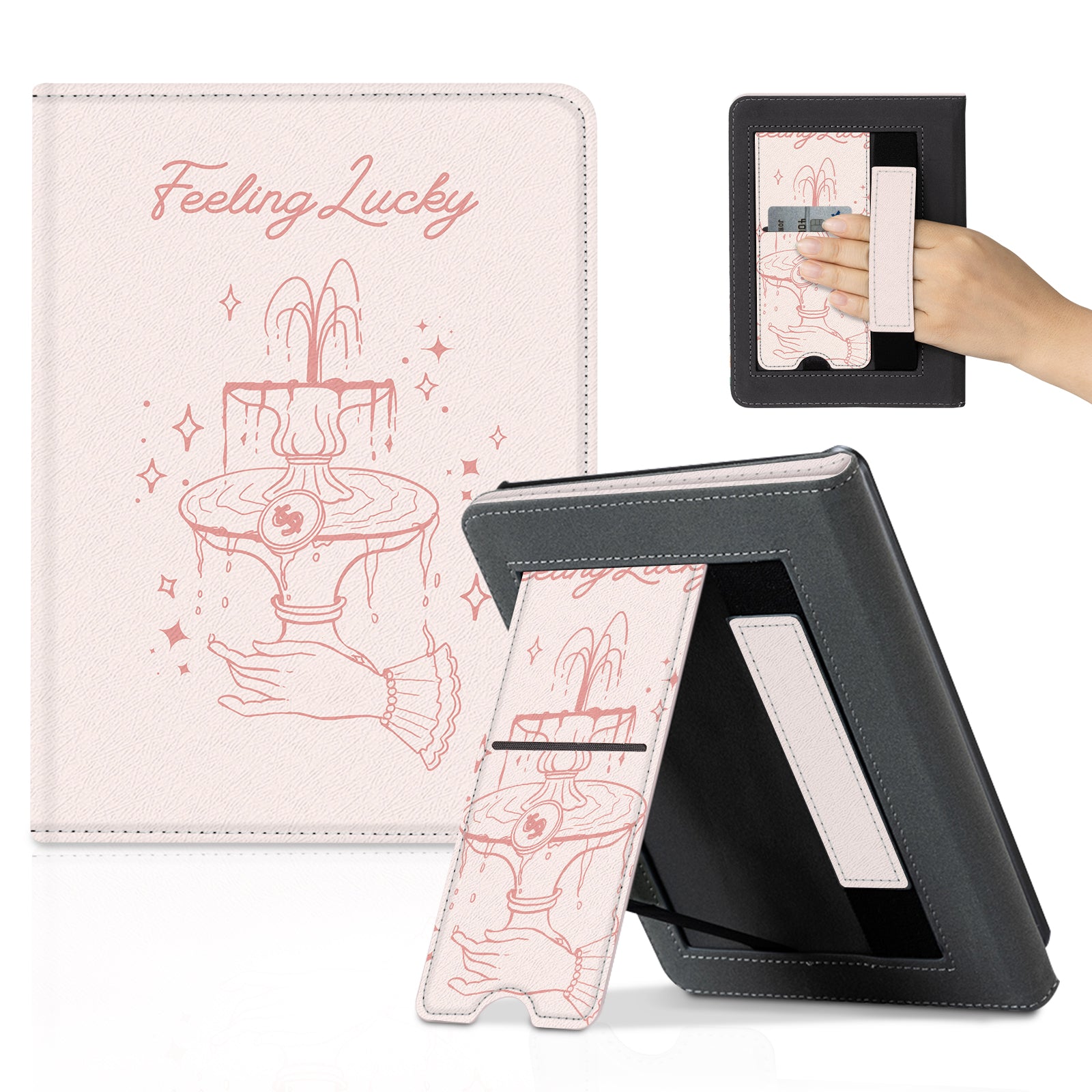 Kindle Paperwhite 12th Gen 7 inch (2024) Lightweight Case With Stand#Color_Fountain of Wishes