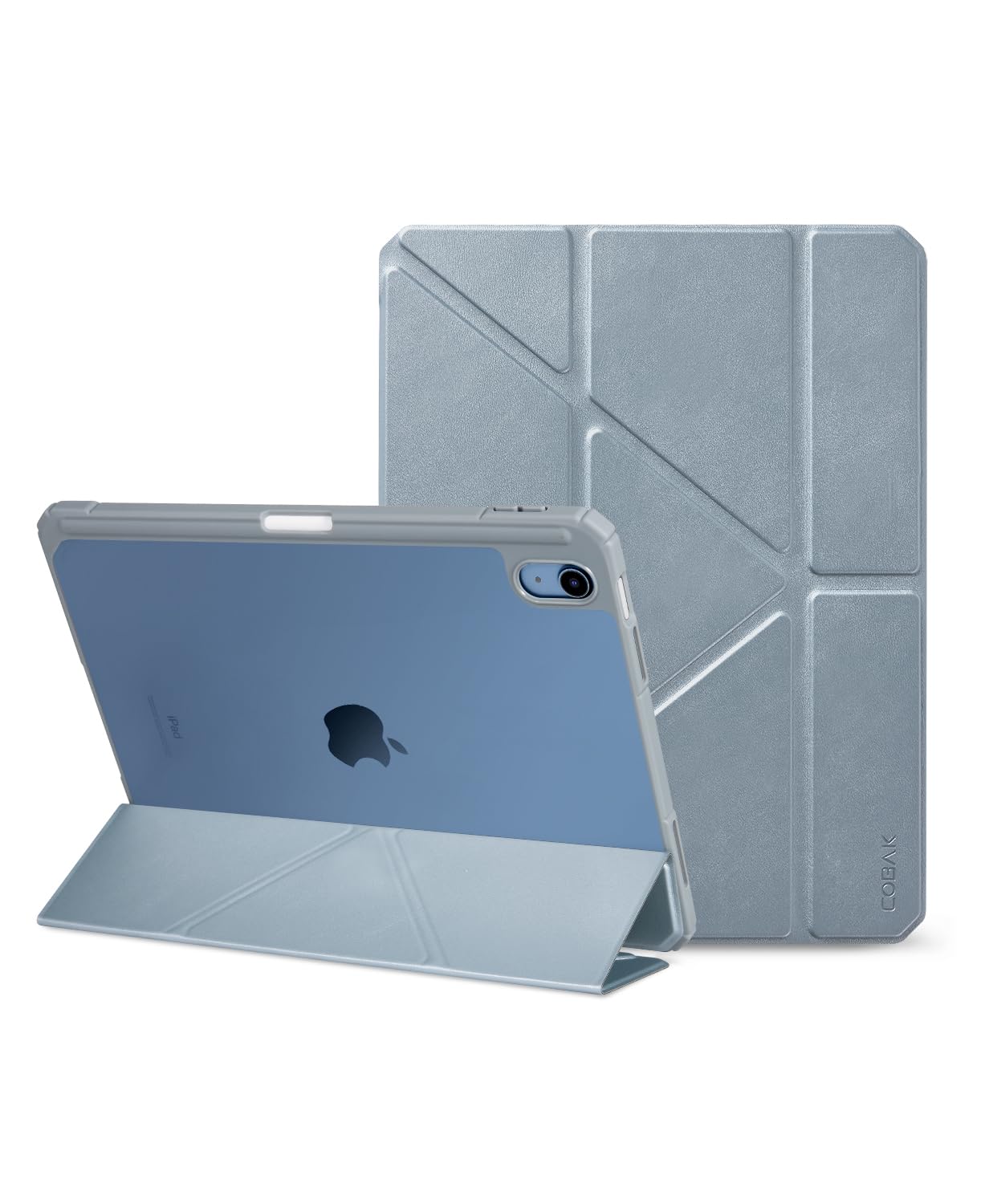 iPad 11th Gen (A16) 11" (2025) & 10th Gen 10.9" (2022) Case With Magnetic Stand#Color_Light Blue