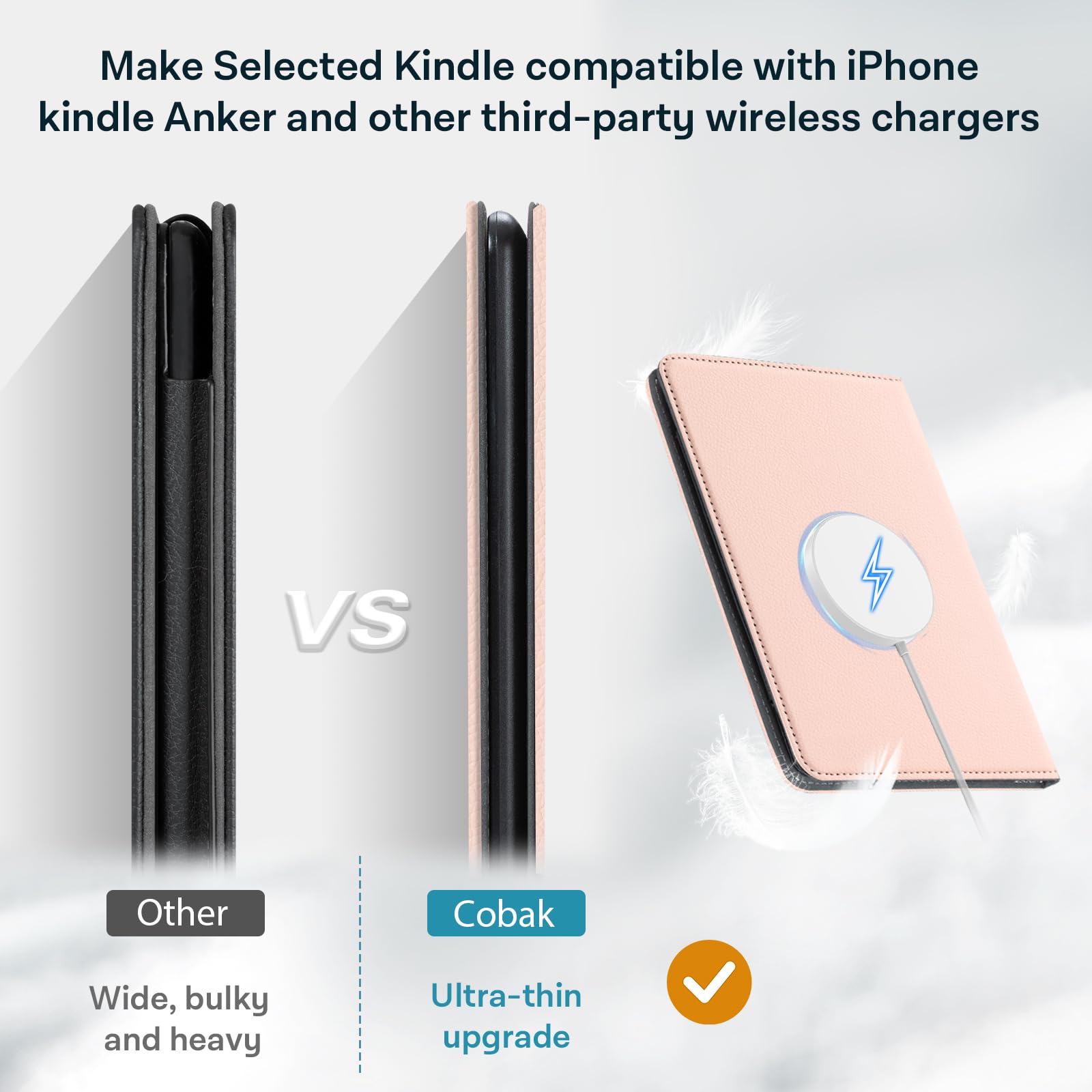 Kindle Paperwhite 12th Gen (2024 7 inch) stand#Color_Lychee Pink