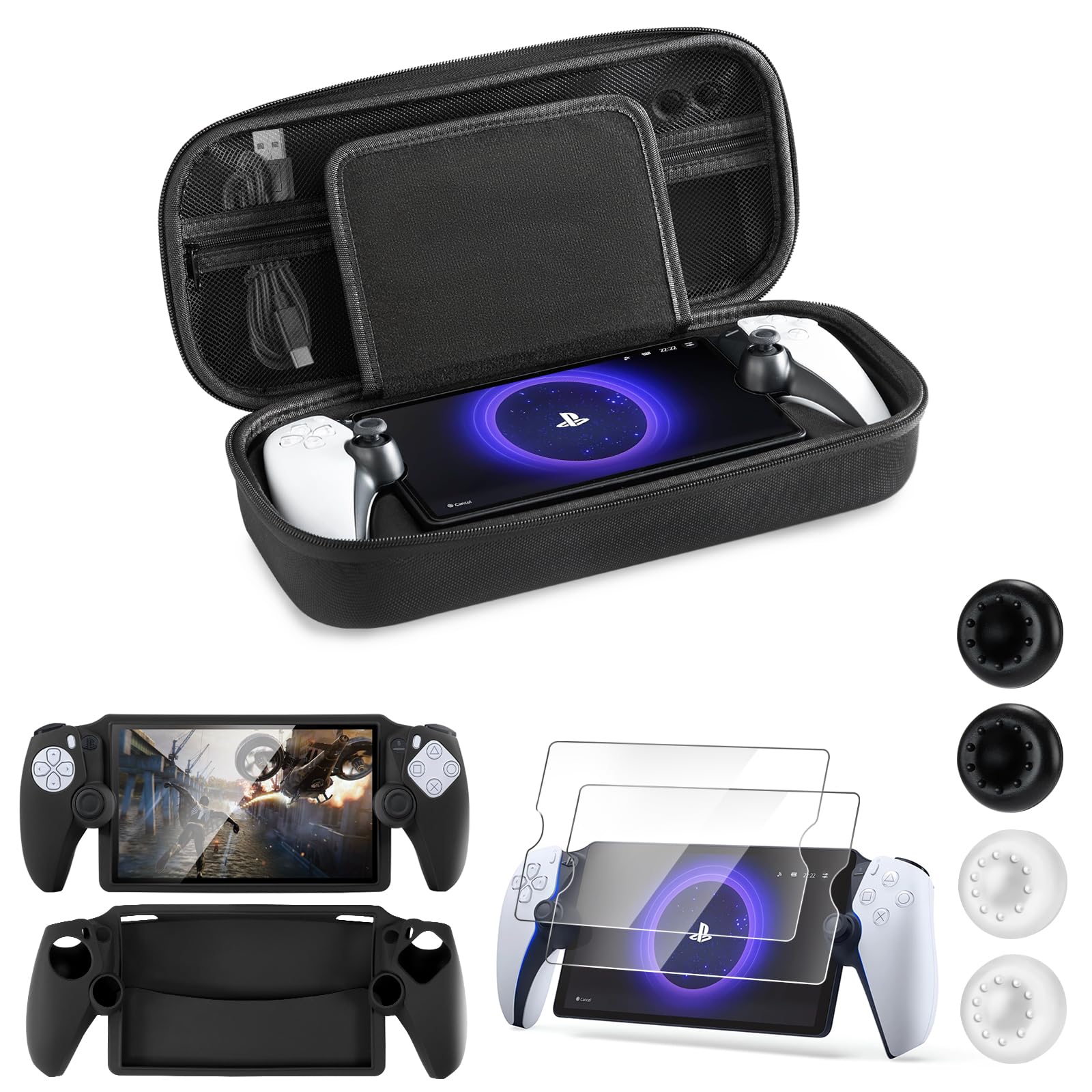 PlayStation Portal Travel Protective Carrying Case Bundle