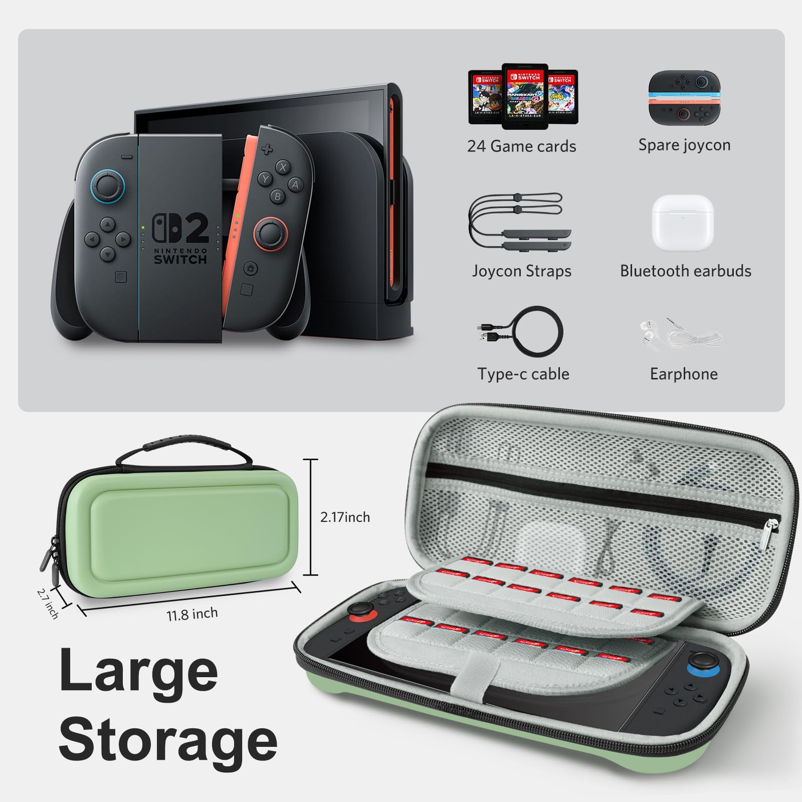 Essentials Switch2-EVA storage bag#Color_Pink