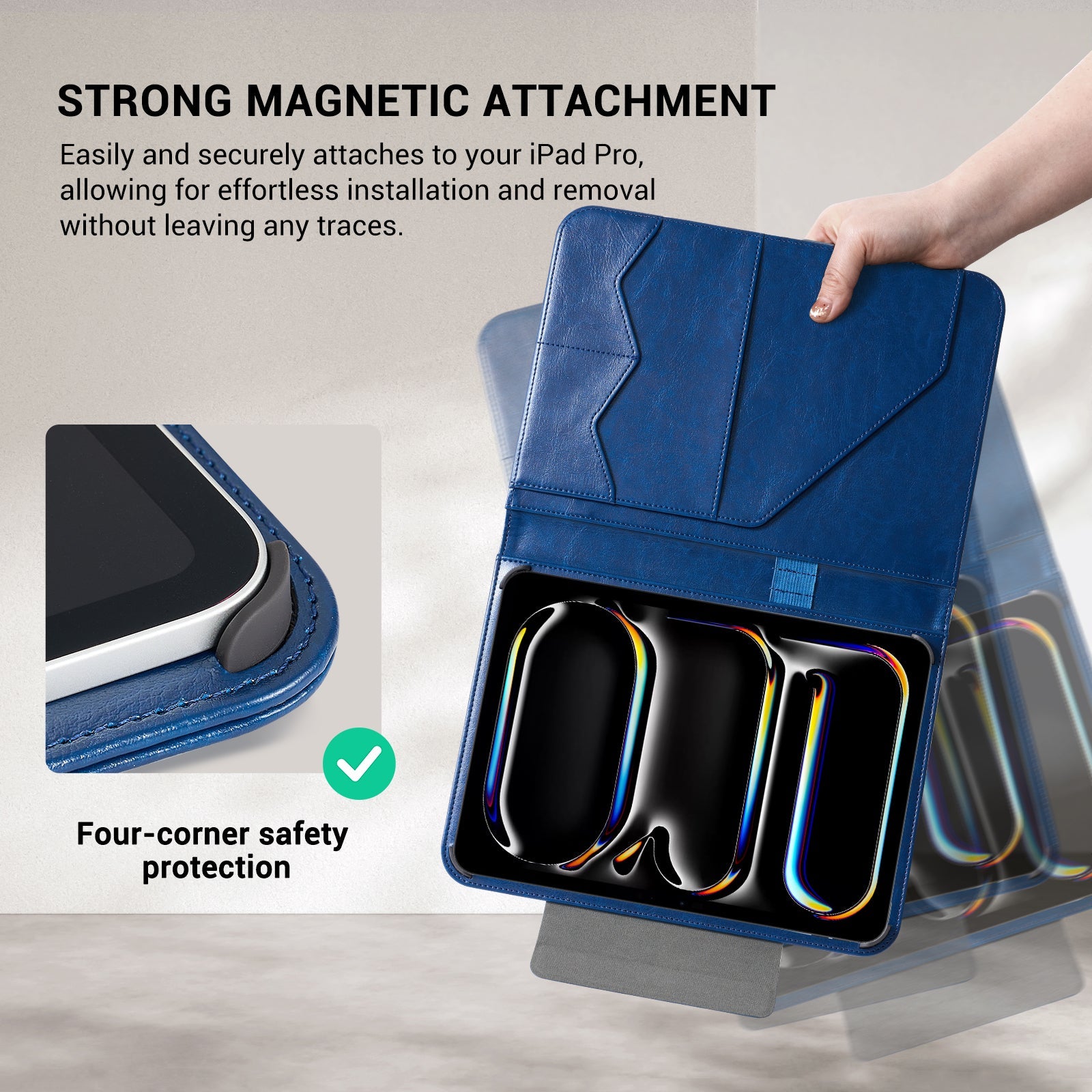 Essentials iPad Pro 11 inch 2024 Edge#Color_Navy Blue