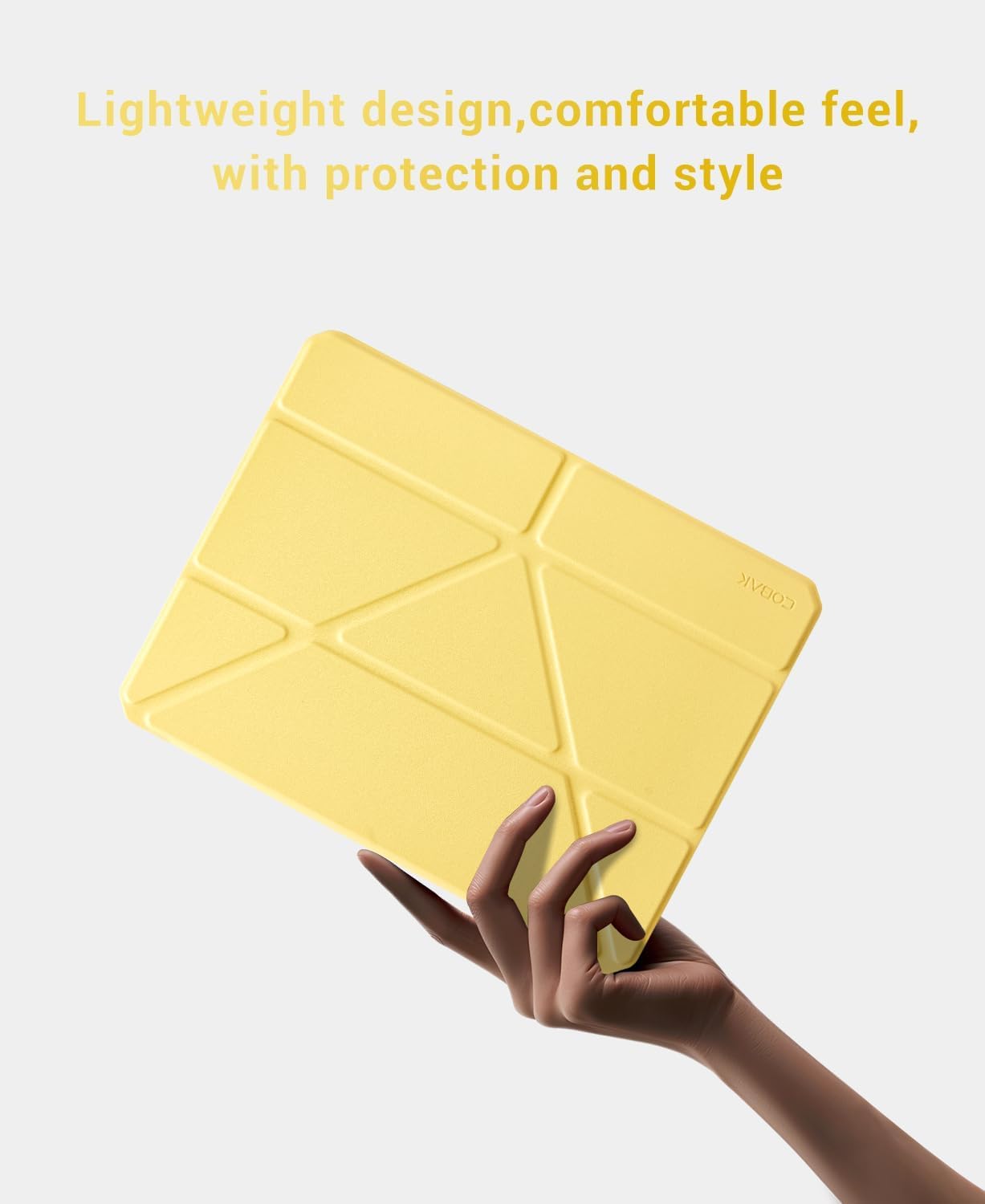 iPad 11th Gen (A16) 11" (2025) & 10th Gen 10.9" (2022) Case With Magnetic Stand#Color_Bright Yellow