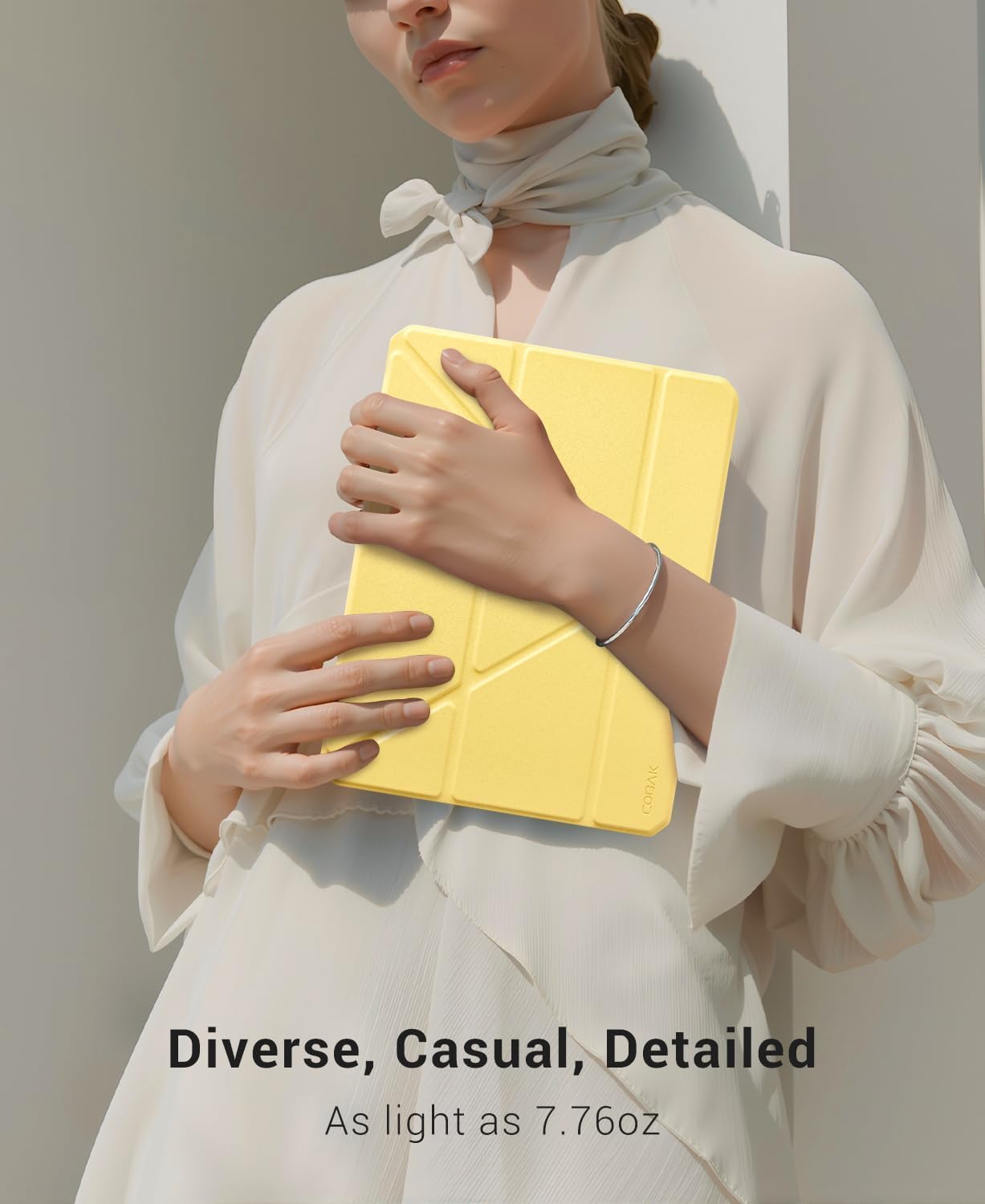 iPad 11th Gen (A16) 11" (2025) & 10th Gen 10.9" (2022) Case With Magnetic Stand#Color_Bright Yellow