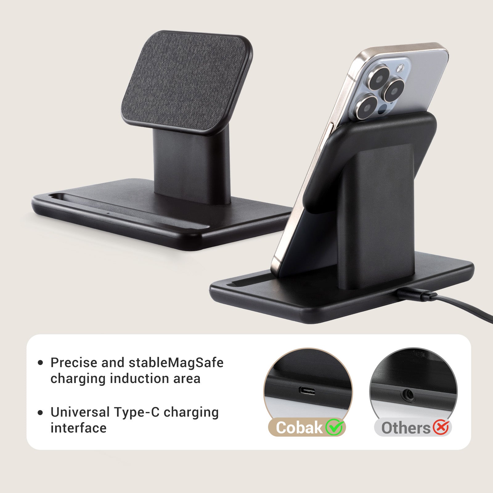 Wireless Charger Stand and Dock for Wireless Devices（Kindle）