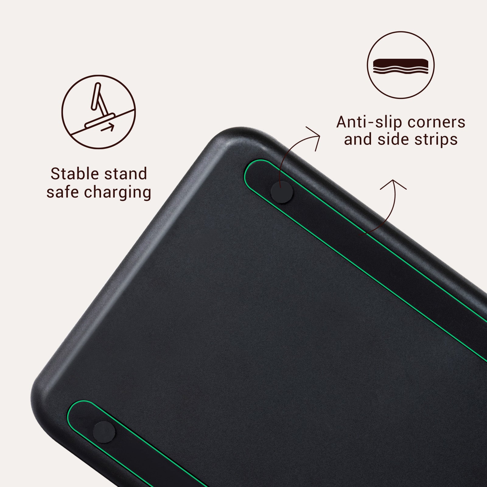 Wireless Charger Stand and Dock for Wireless Devices（Kindle）