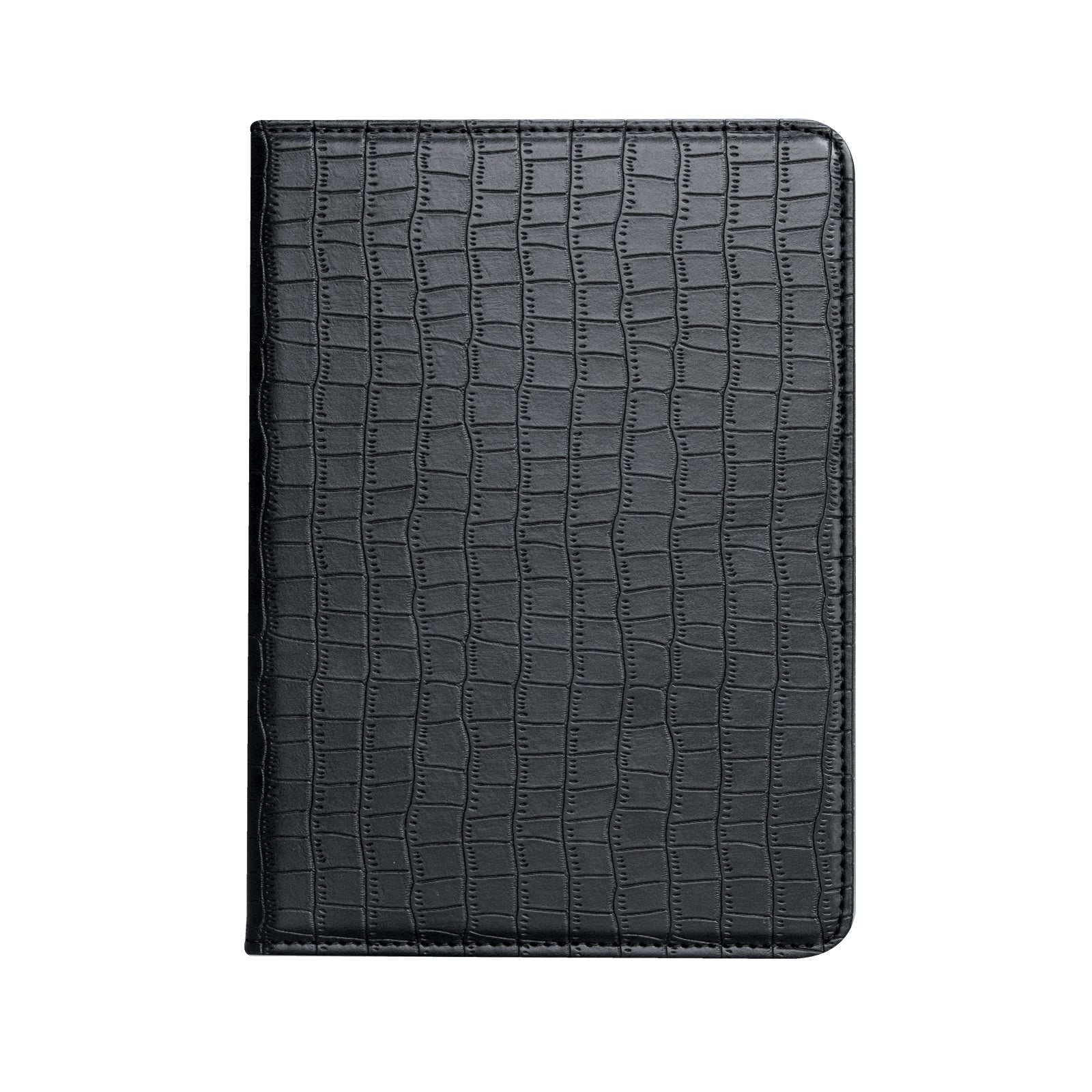 Kindle Basic (2022/2024 6 INCH) Case With Stand#Color_Croco Black