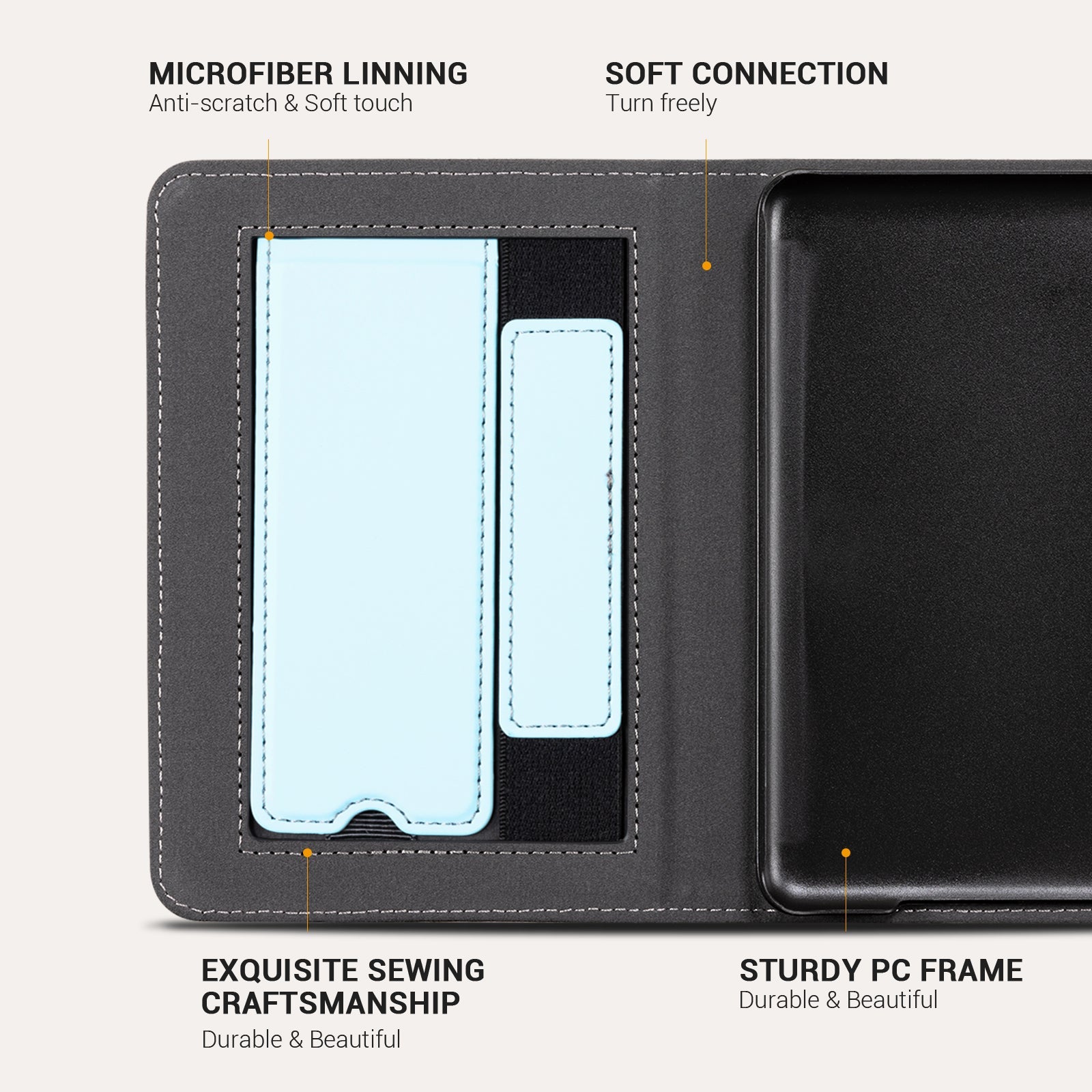 Kindle Basic (2022/2024 6 INCH) Case With Stand#Color_Sky Blue