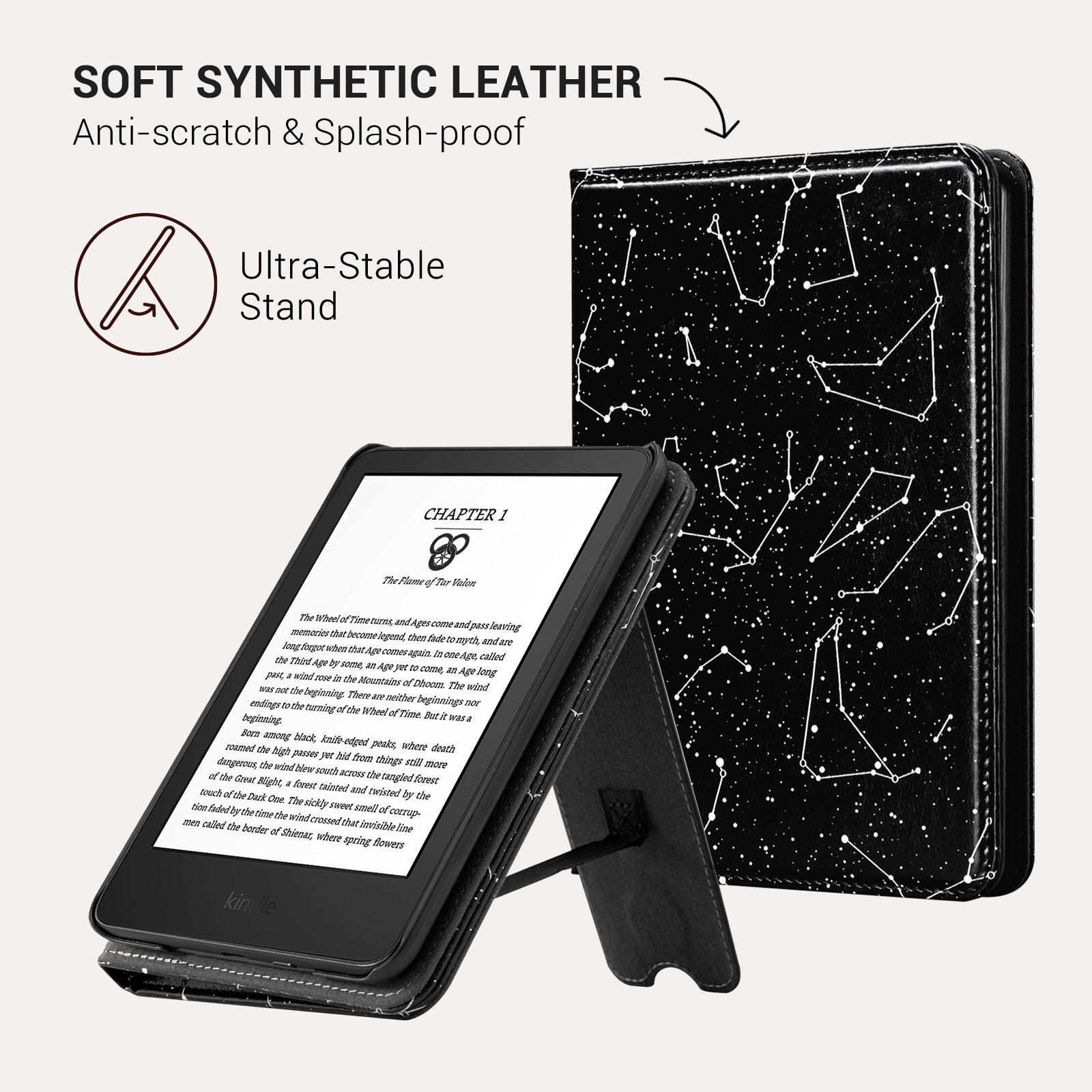 Kindle Basic (2022/2024 6 INCH) Stand Case-Multiple Prints#Color_Constell