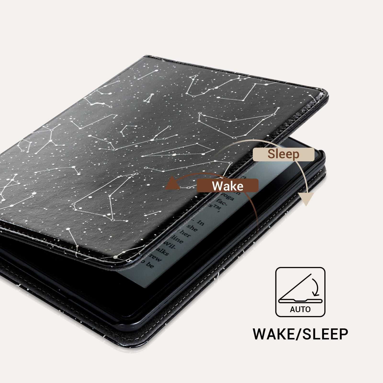 Senyu Constell Kindle Basic 6 Inch Case With Stand