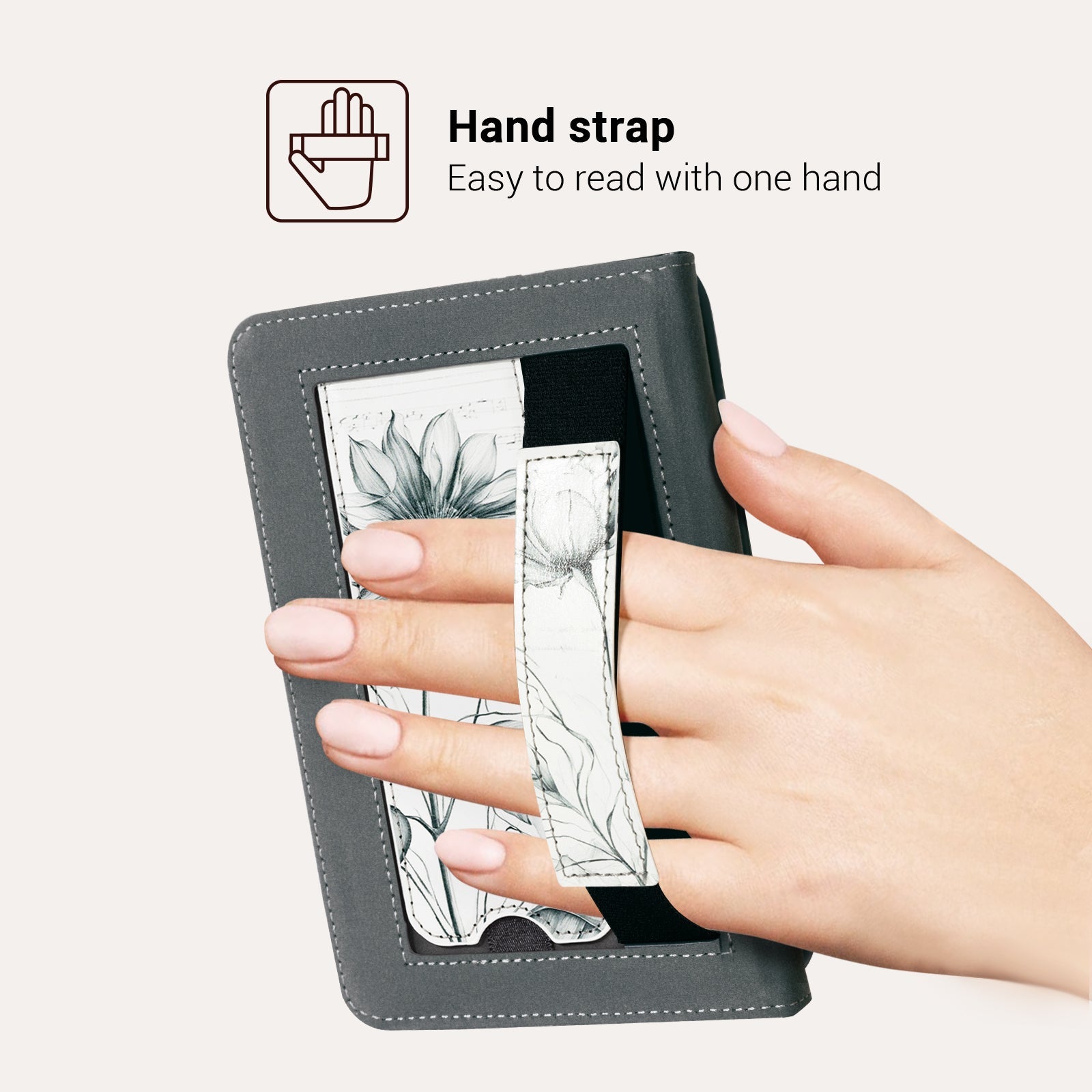 Eden Ink Kindle Basic 6 Inch Case With Stand