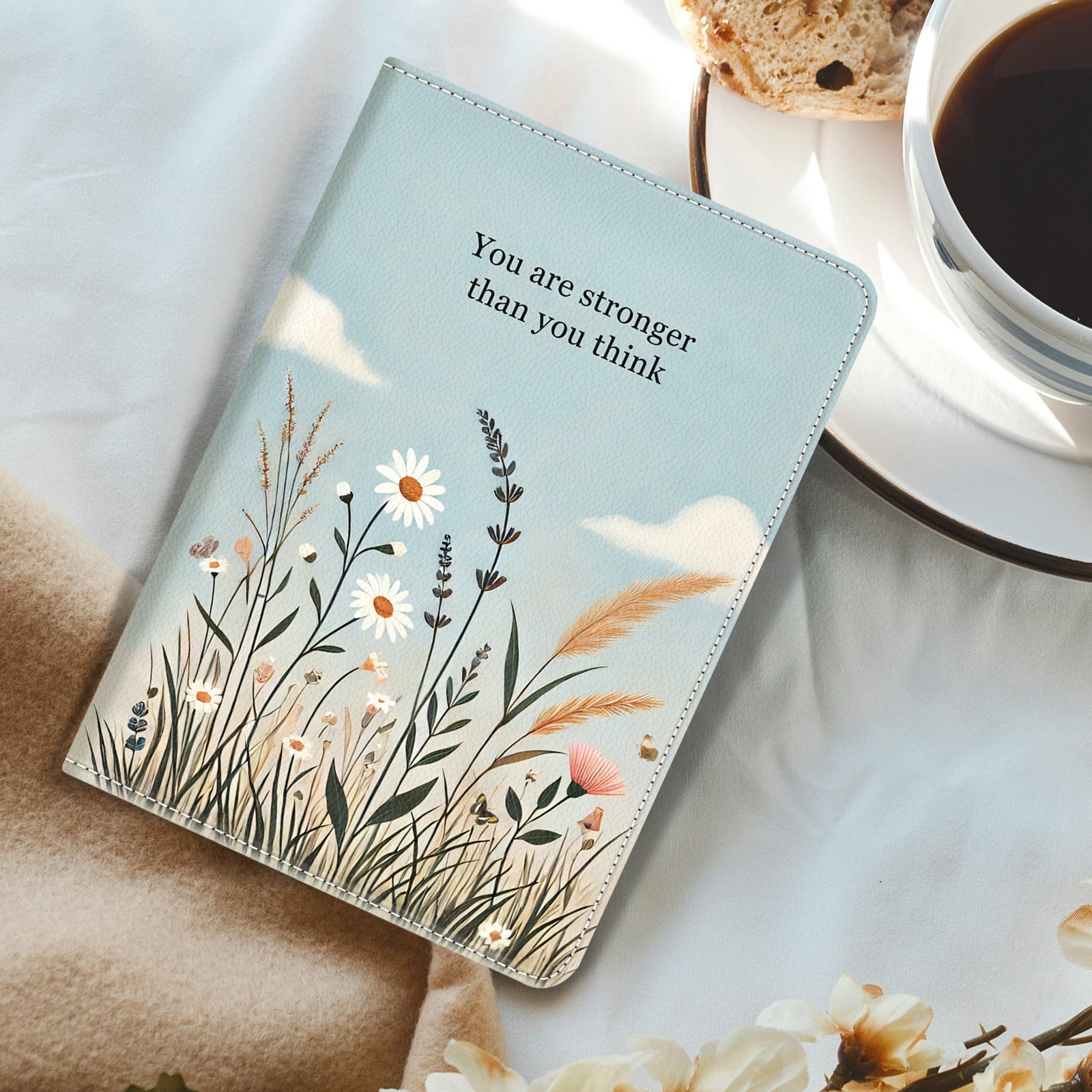 Eden Tranguil Bloom Kindle Basic 6 Inch Case With Stand