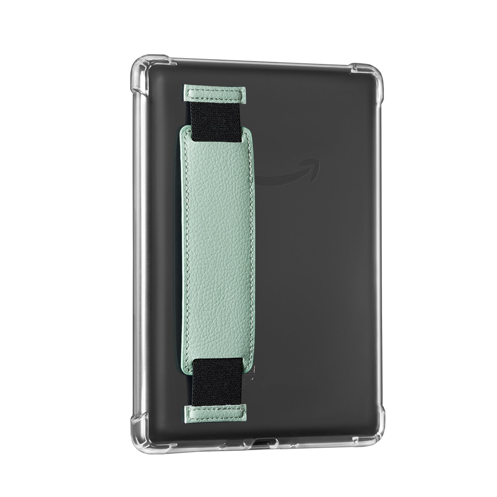 Kindle Paperwhite 12th Gen (2024 7 inch) Clear with Hand Strap Case#Color_Black Notebook
