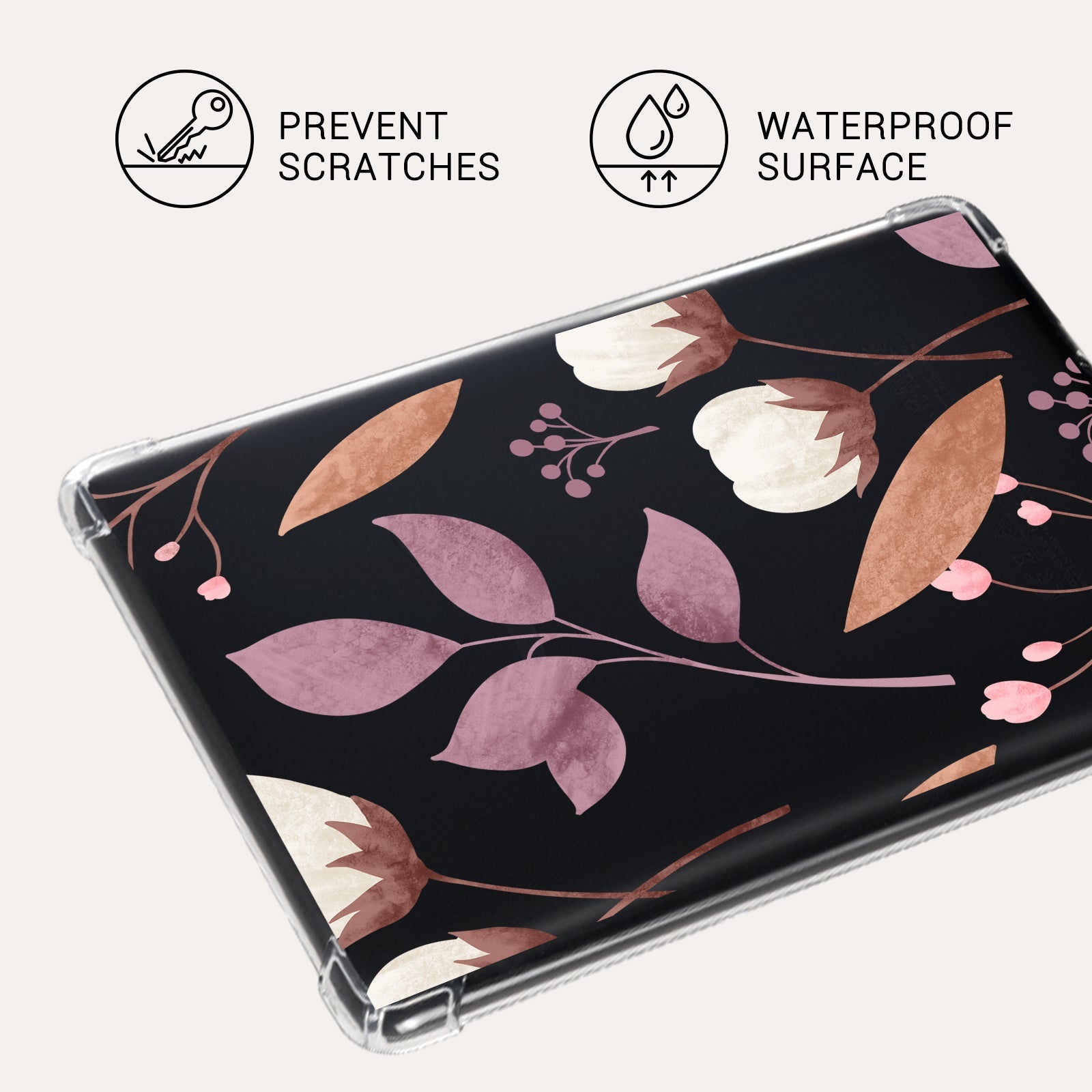Eden Gardenia Kindle Paperwhite 7 inch Clear Case