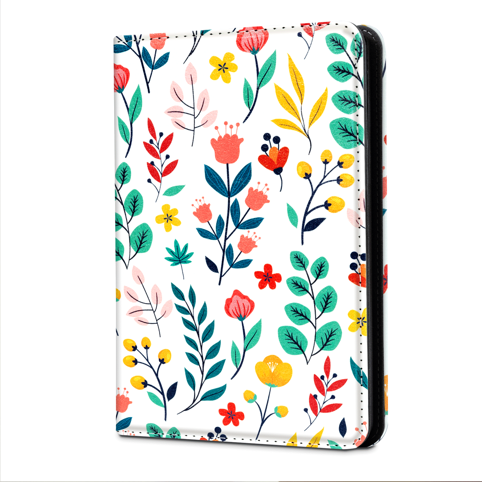 Eden Light Green Sea Of Flowers Kindle Paperwhite 7 inch Case With Stand