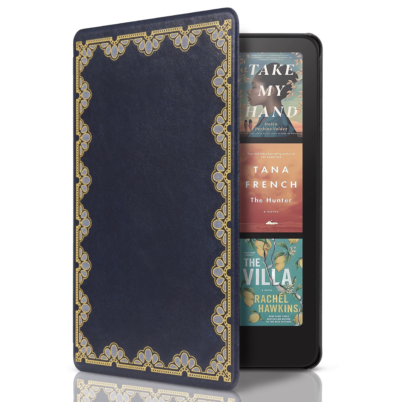 Kindle Paperwhite 12th Gen 7 inch Case-Multiple Prints#Color_Dark Blue Notes