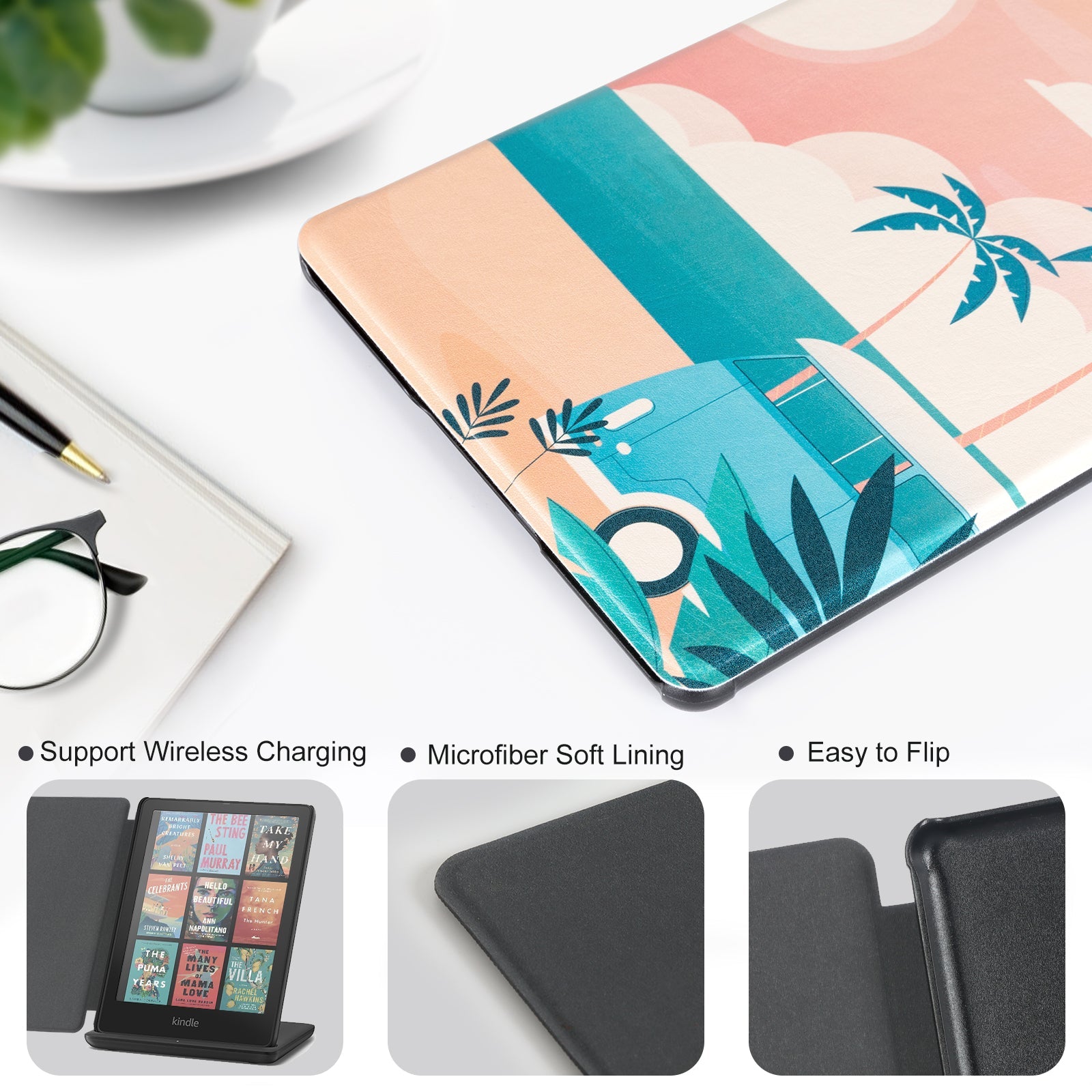 Kindle Paperwhite 12th Gen 7 inch Case-Multiple Prints#Color_Summer