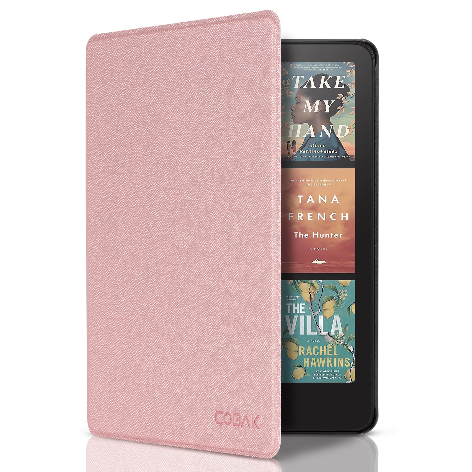 Kindle Paperwhite 12th Gen 7 inch Case#Color_Cross Texture Rose Gold