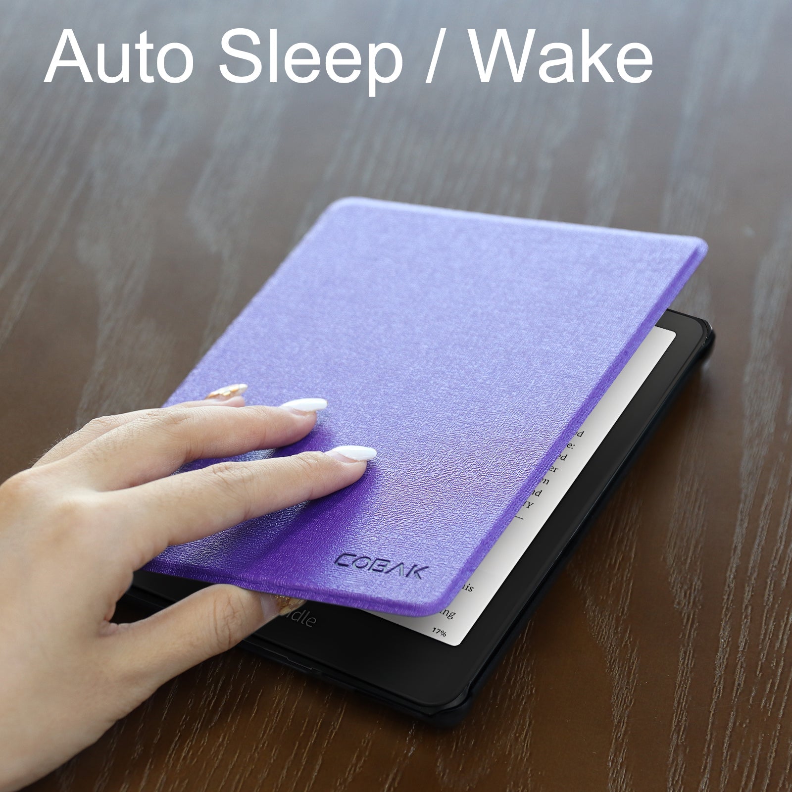 Kindle Paperwhite 12th Gen 7 inch Case#Color_Fabric Purple