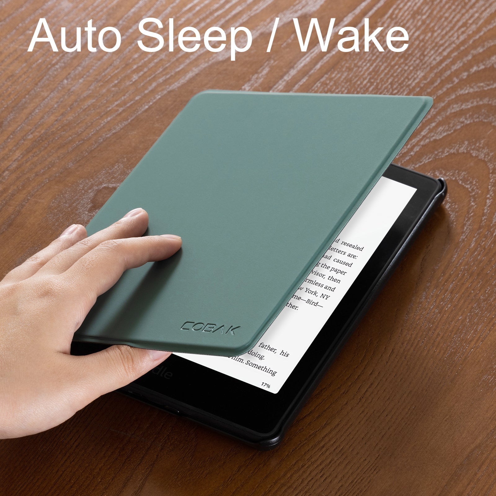 Kindle Paperwhite 12th Gen 7 inch Case#Color_Ink Green