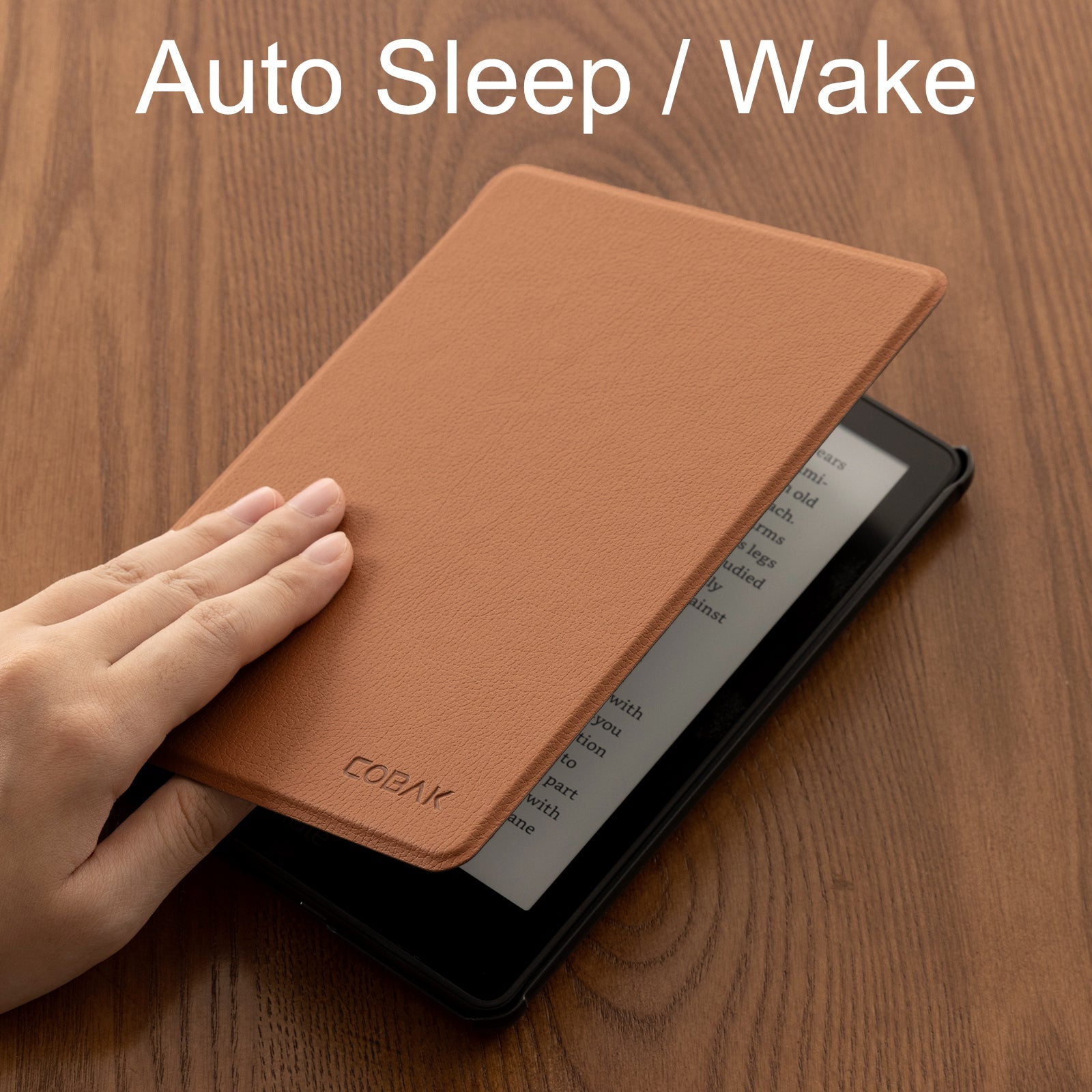 Kindle Paperwhite 12th Gen 7 inch Case#Color_Lychee Brown