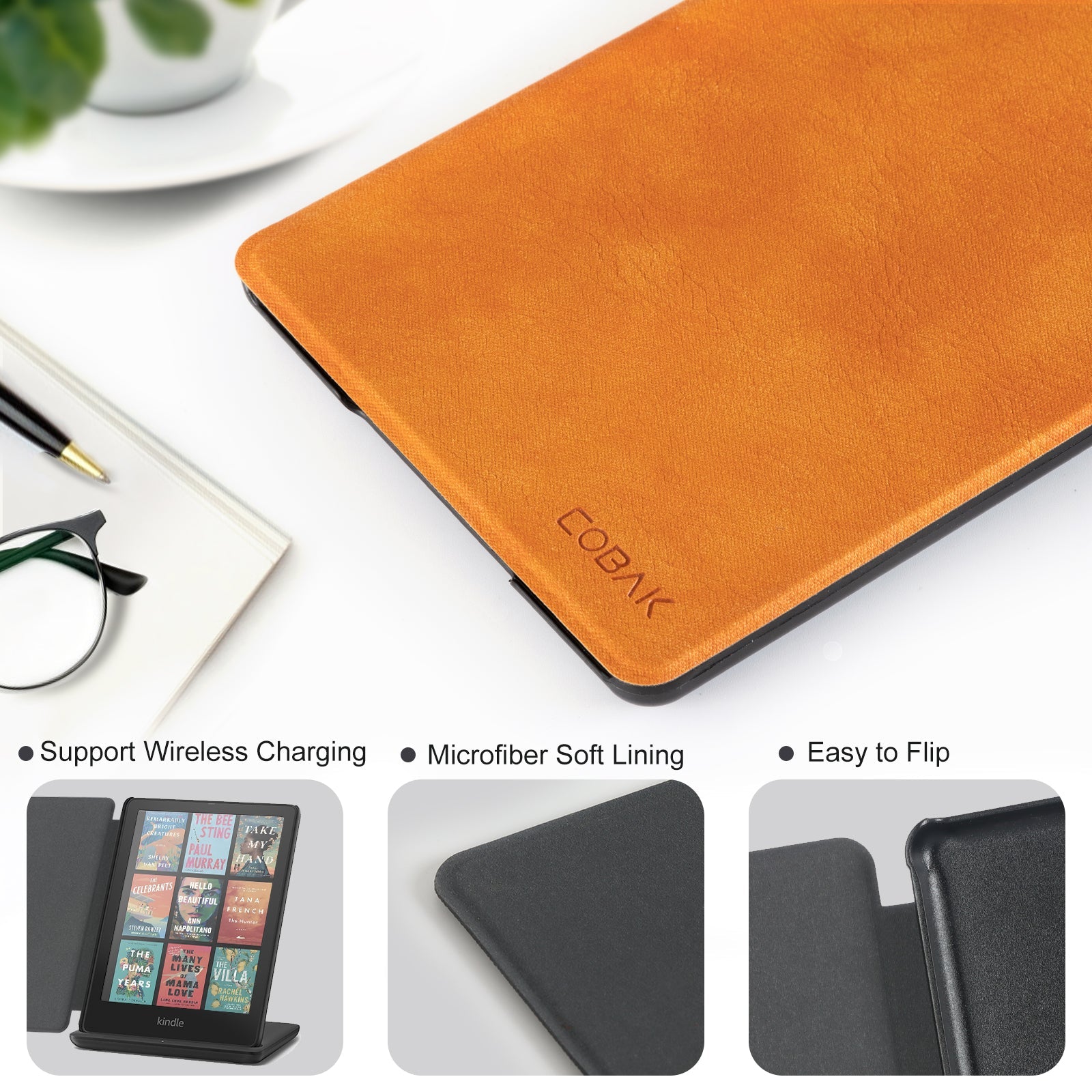 Kindle Paperwhite 12th Gen 7 inch Case#Color_Orange