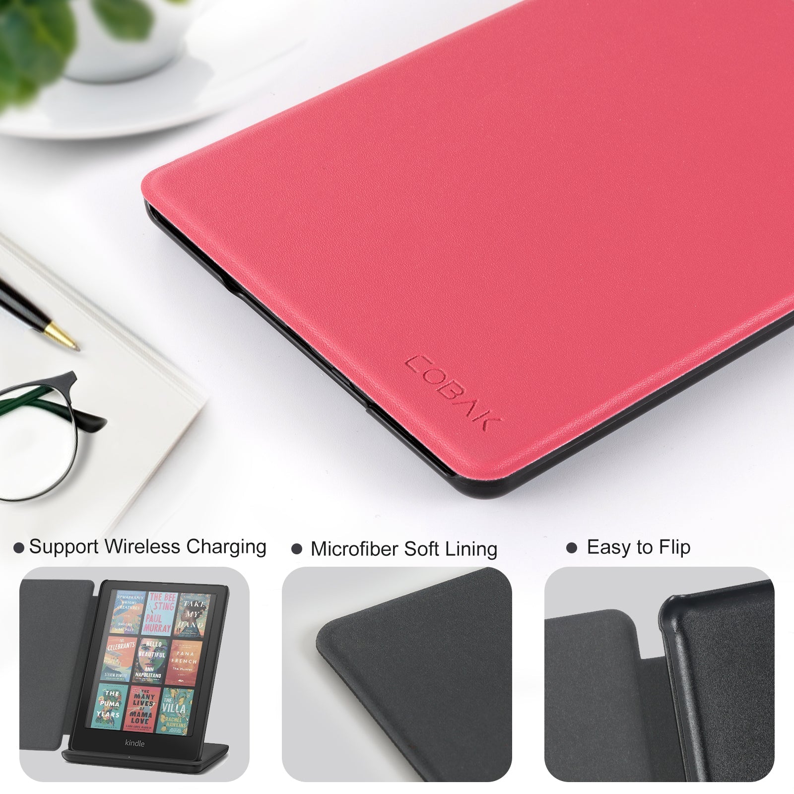 Kindle Paperwhite 12th Gen 7 inch Case#Color_Raspberry