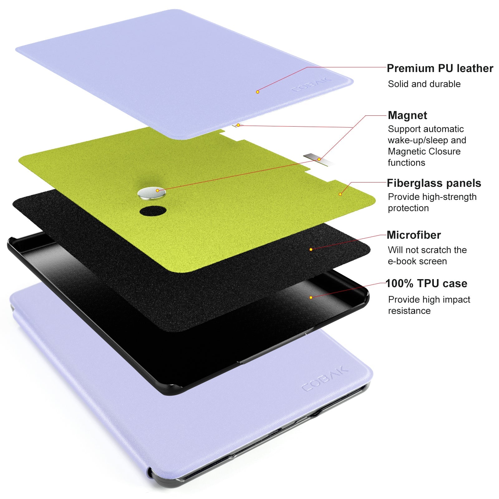 Kindle Paperwhite 12th Gen 7 inch Case#Color_Violet