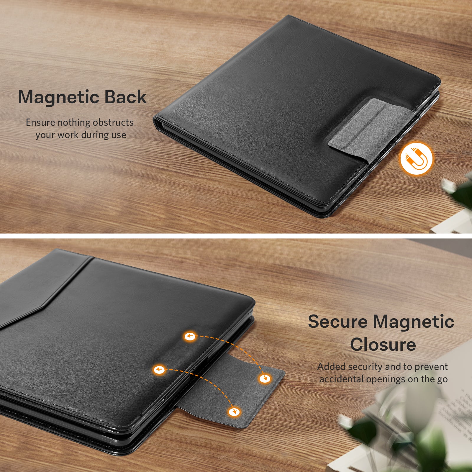 Kindle Scribe (2022/2024 10.2 Inch) Folio Case#Color_Cowhide Black
