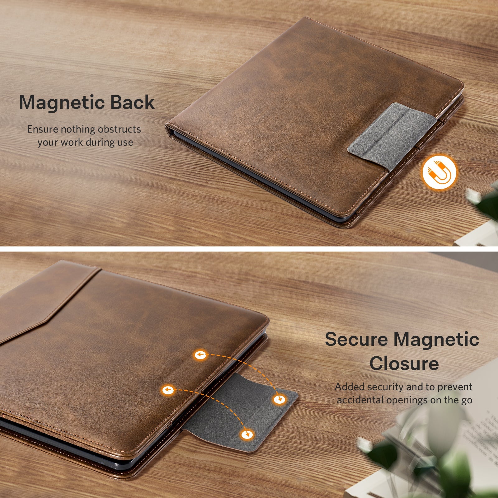 Kindle Scribe (2022/2024 10.2 Inch) Folio Case#Color_Cowhide Brown