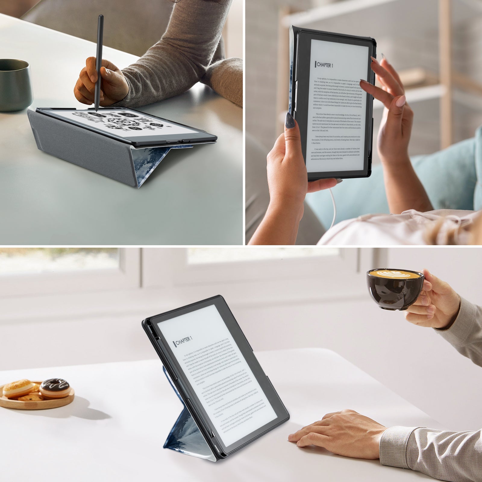 Senyu Forest Kindle Scribe 10.2 Inch Folio Case