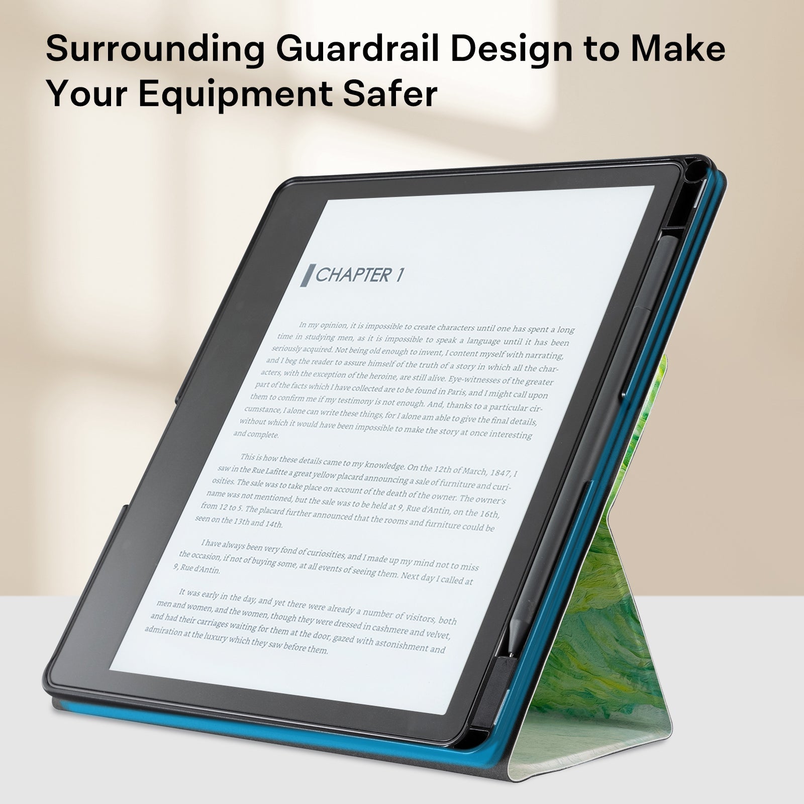 Eden Green Field Kindle Scribe 10.2 Inch Folio Case