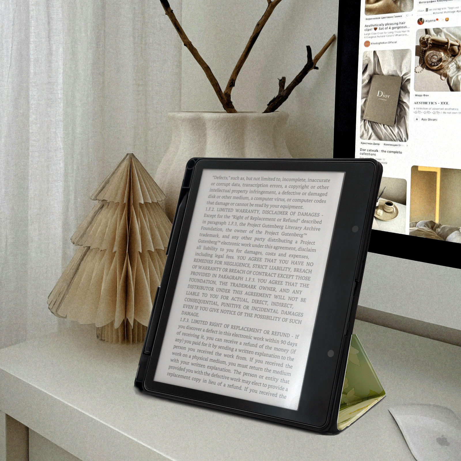 Eden Magnolia grandiflora Kindle Scribe 10.2 Inch Folio Case